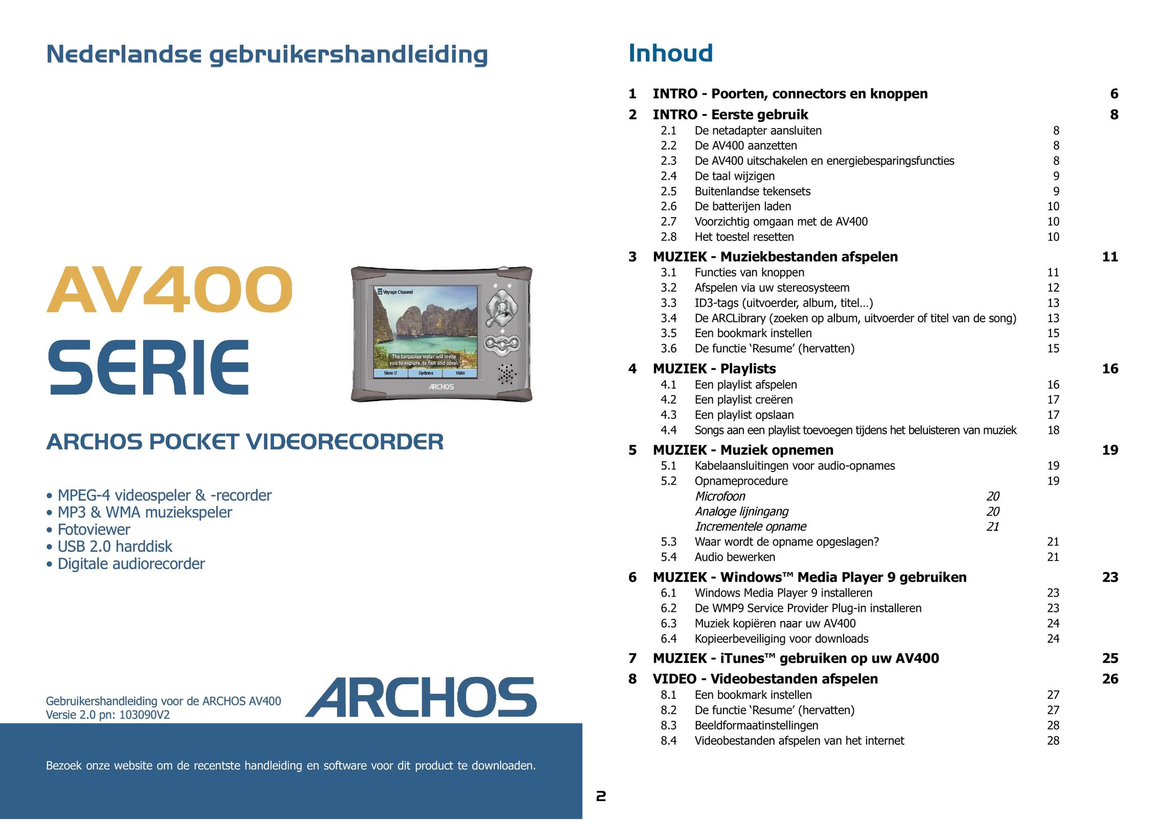 Archos HD DVR DVR User Manual