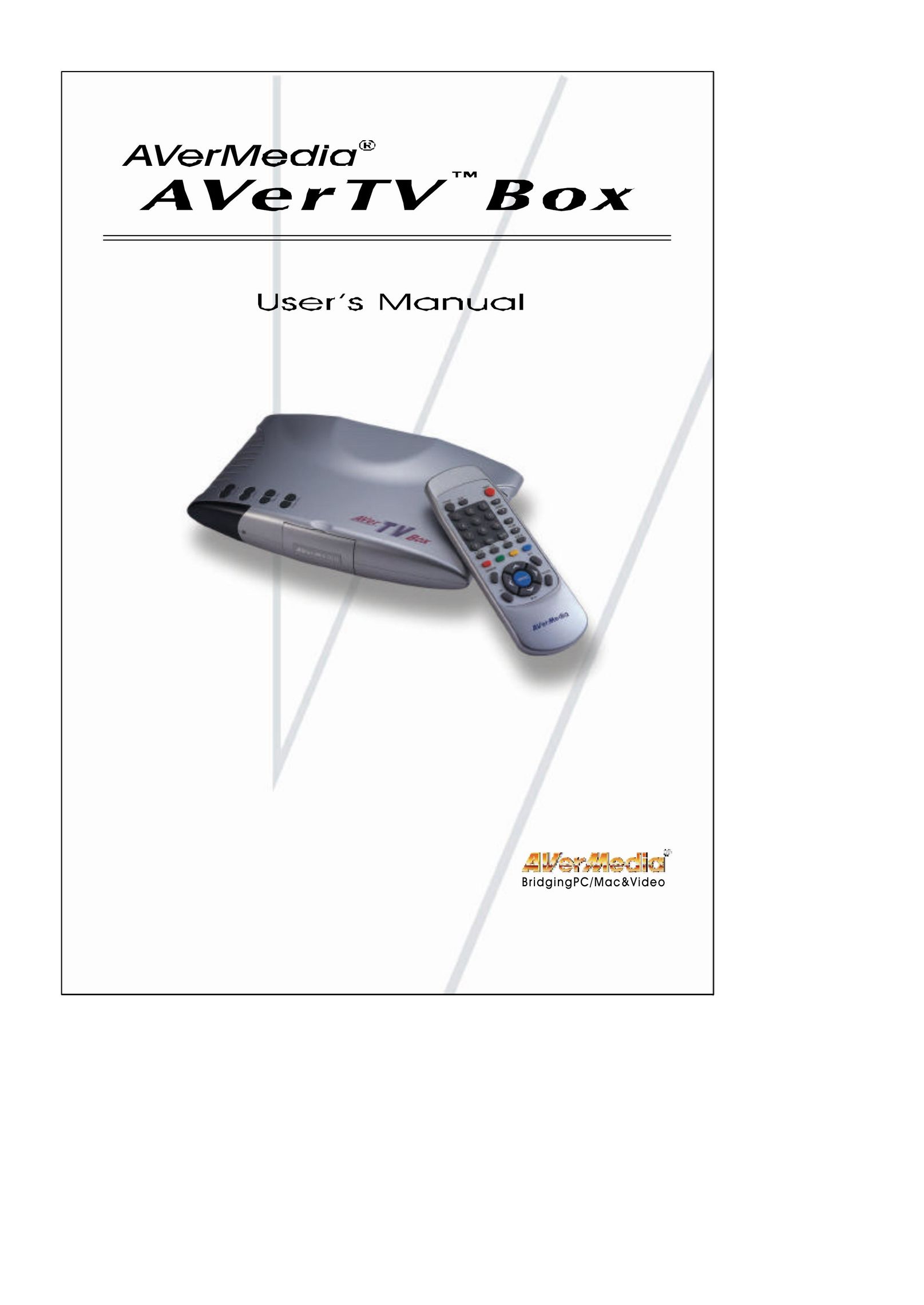 AVerMedia Technologies tv box DVR User Manual