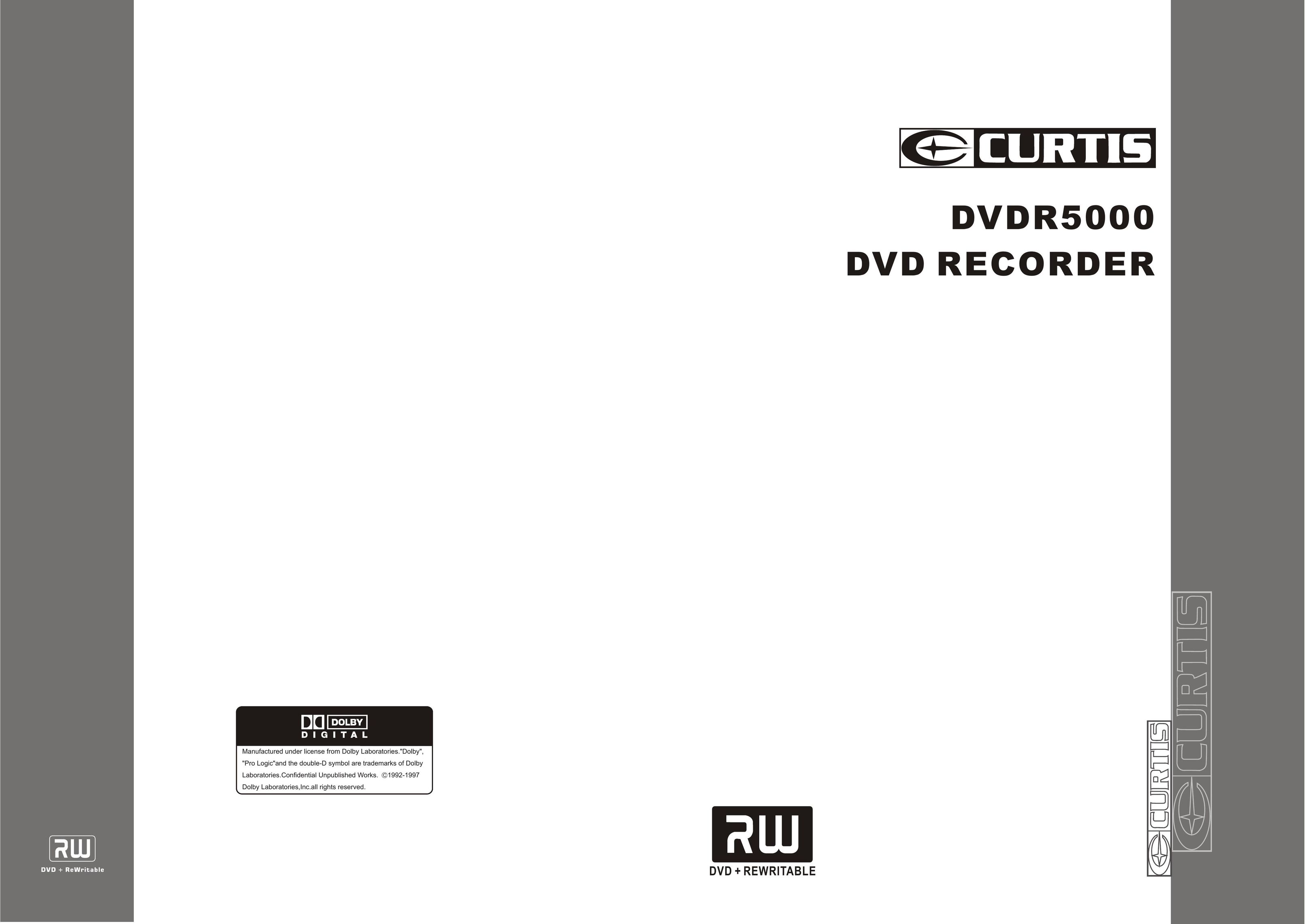 Curtis DVDR5000 DVR User Manual