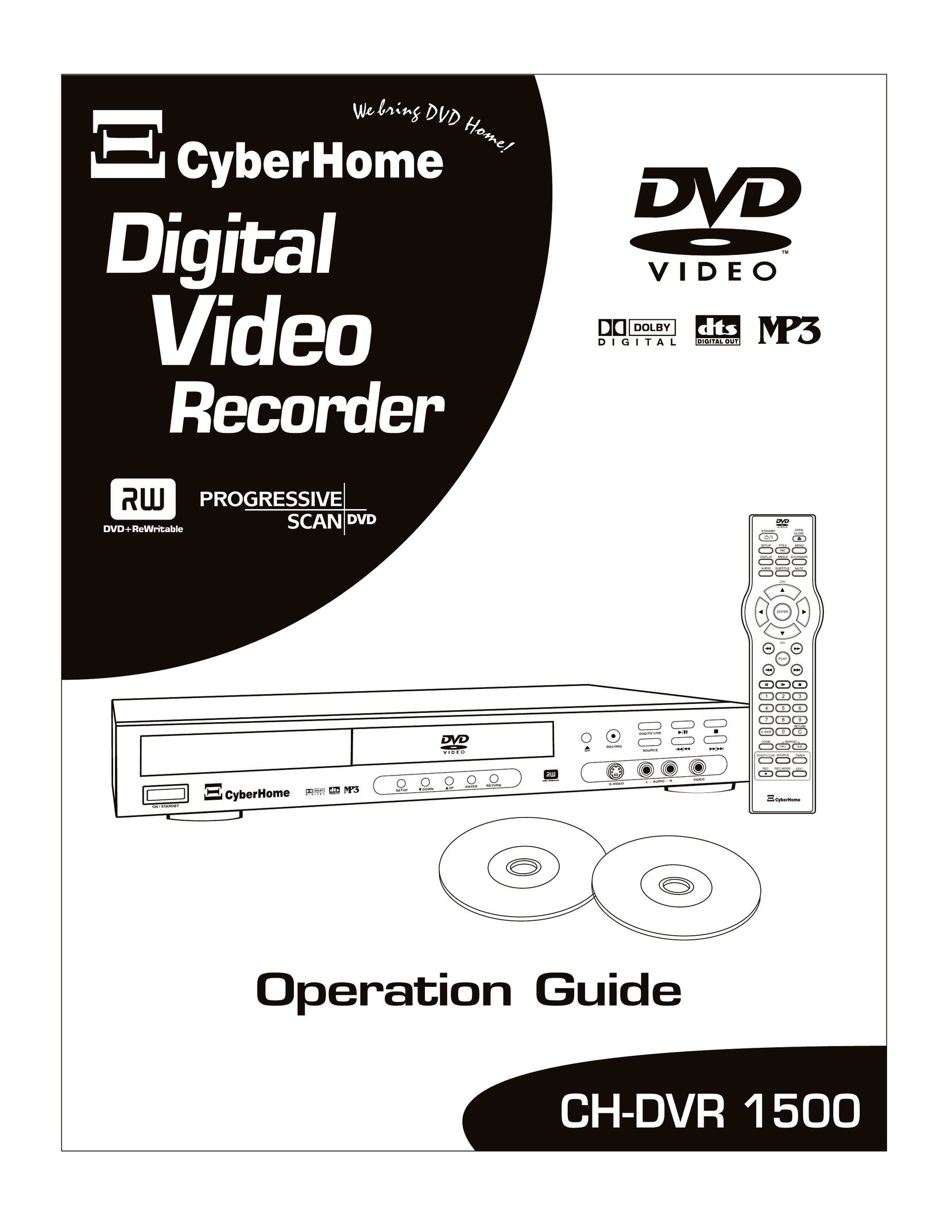 CyberHome Entertainment CH-DVR 1500 DVR User Manual
