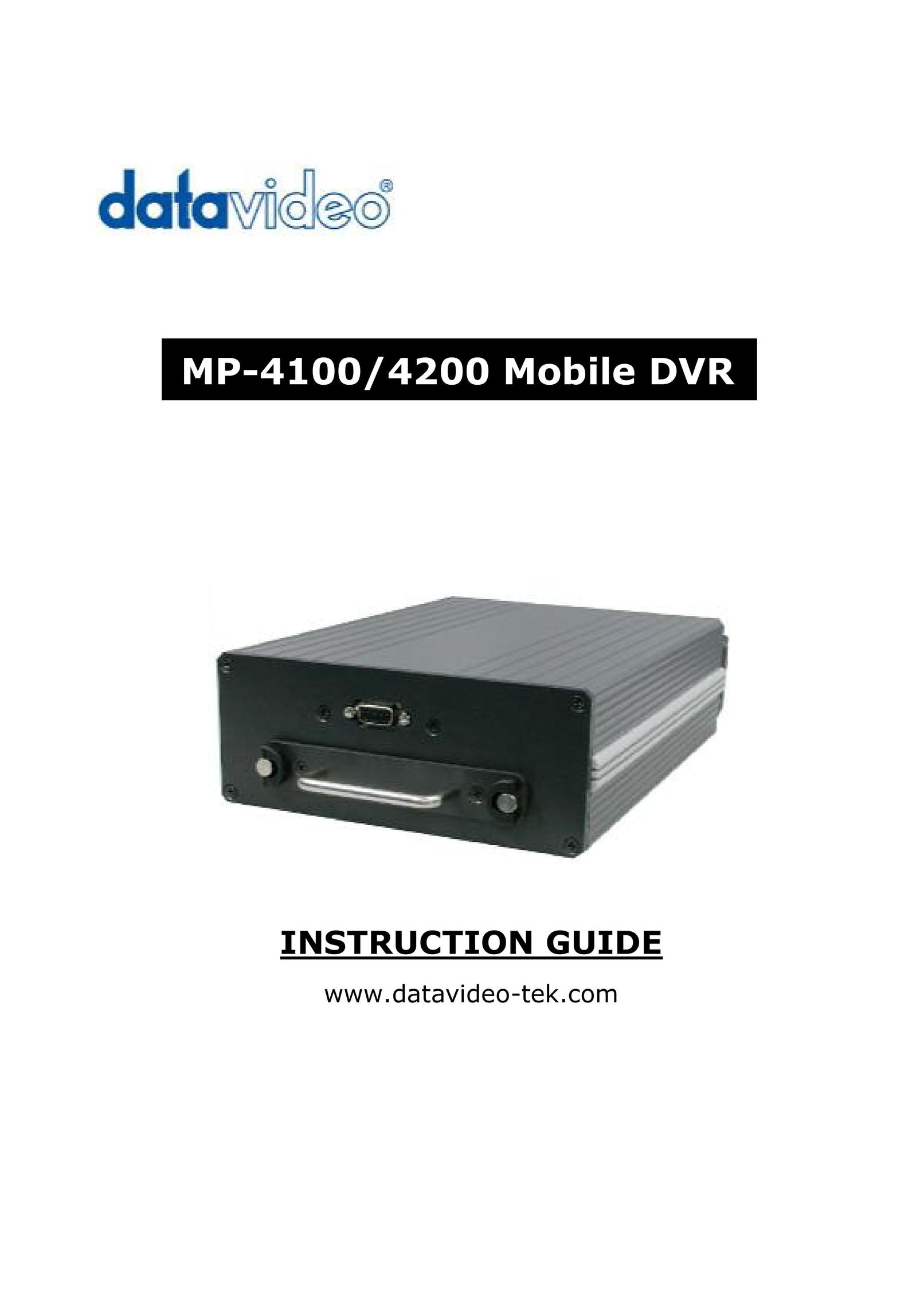 Datavideo MP-4100 DVR User Manual
