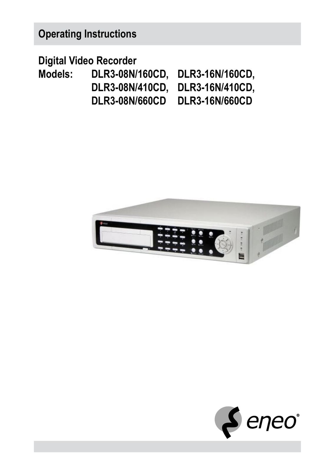 Epson DLR3-16N/160CD DVR User Manual
