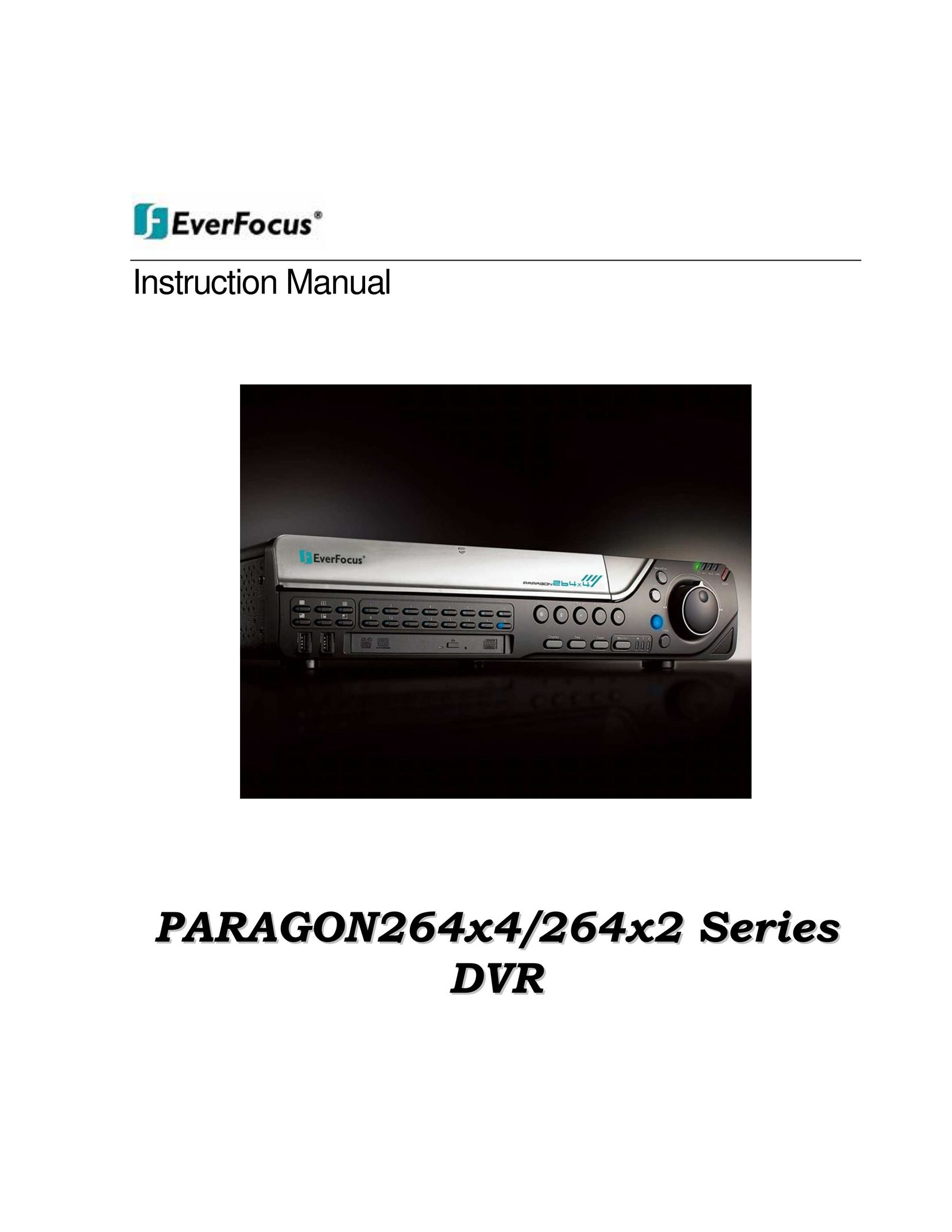 EverFocus 264x4 DVR User Manual