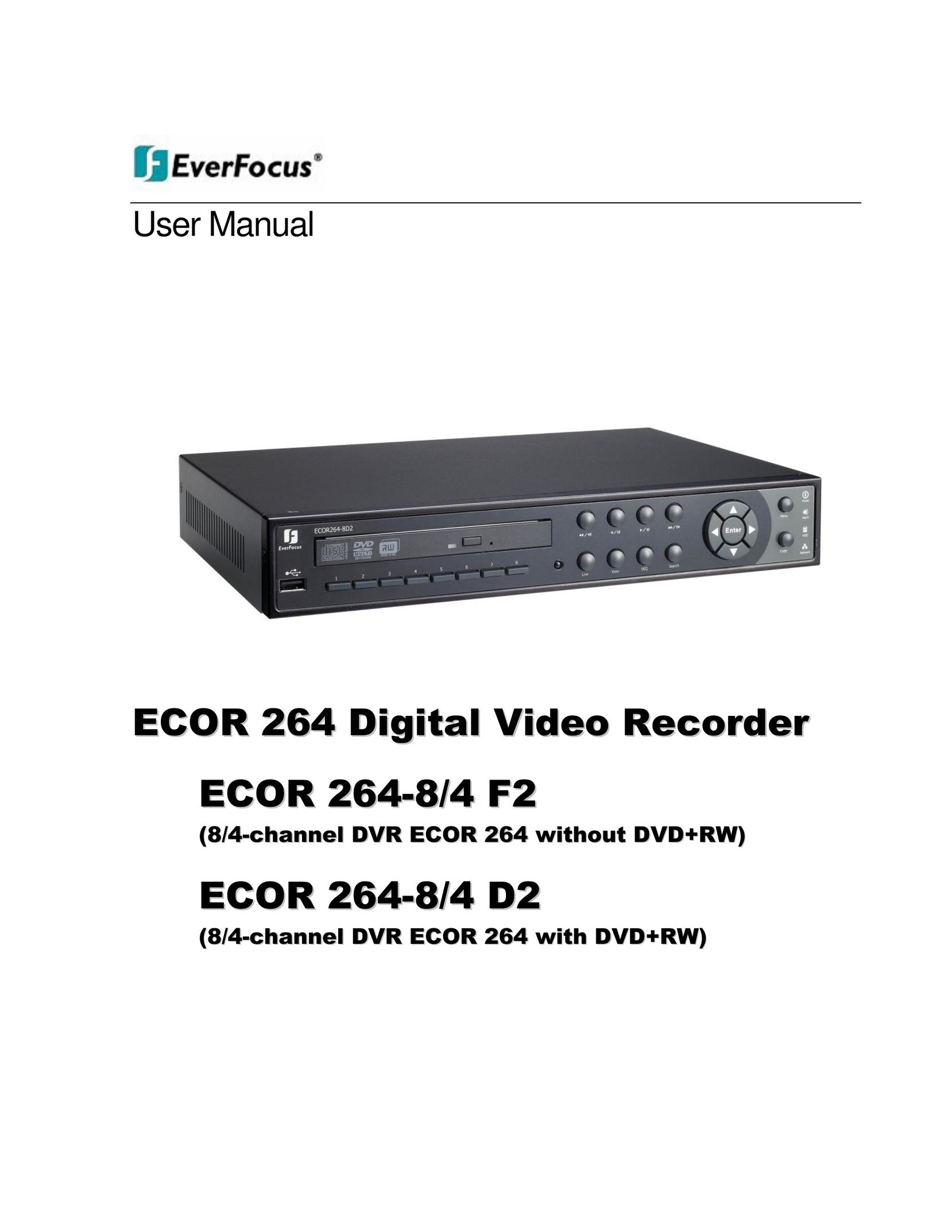 EverFocus ECOR 264-8/4 D2 DVR User Manual