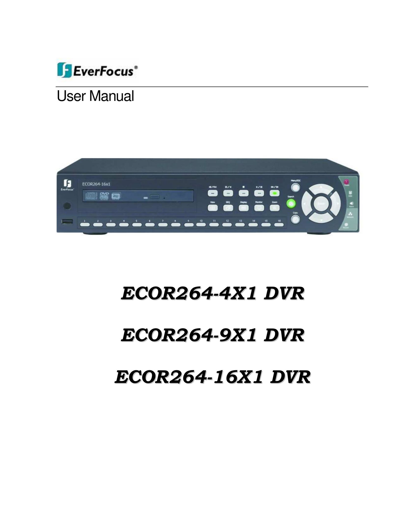 EverFocus ECOR264-16X1 DVR User Manual