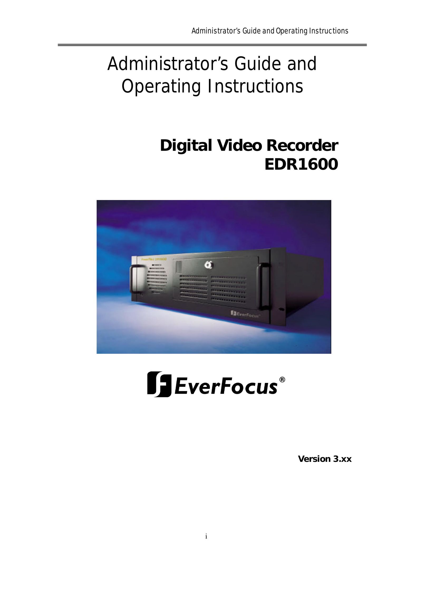 EverFocus EDR1600 DVR User Manual