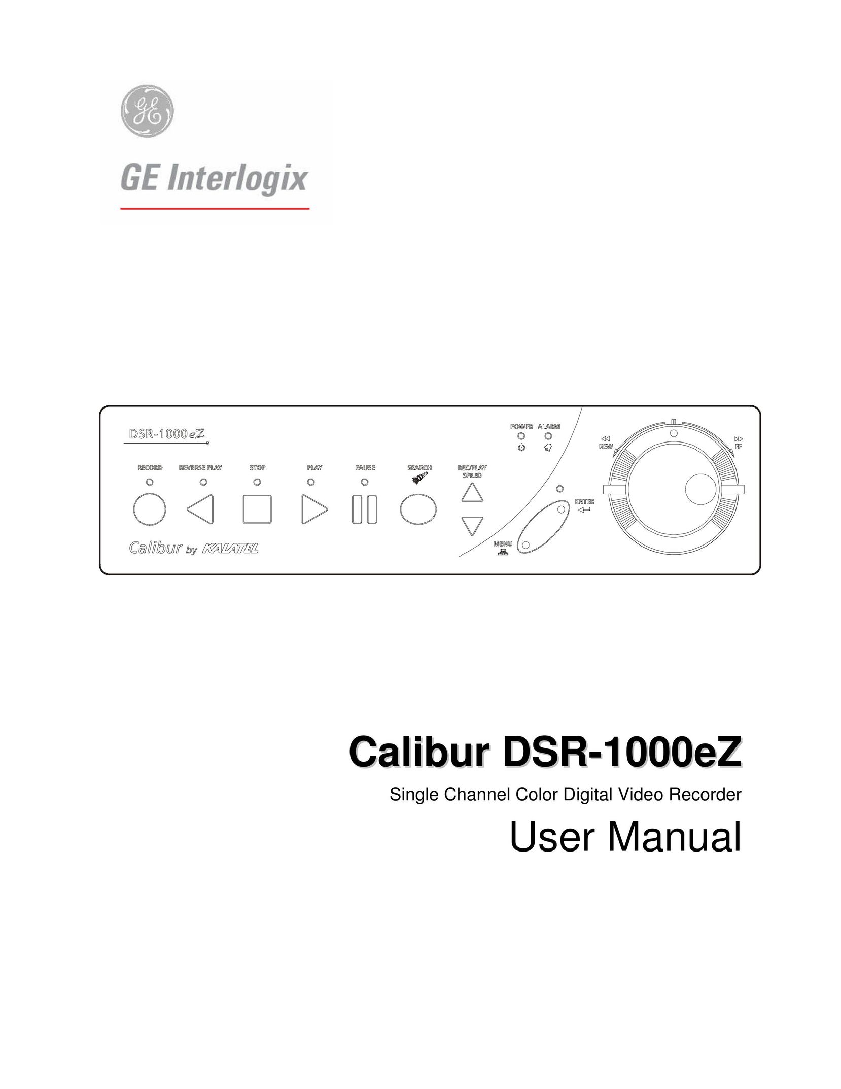 GE DSR-1000eZ DVR User Manual