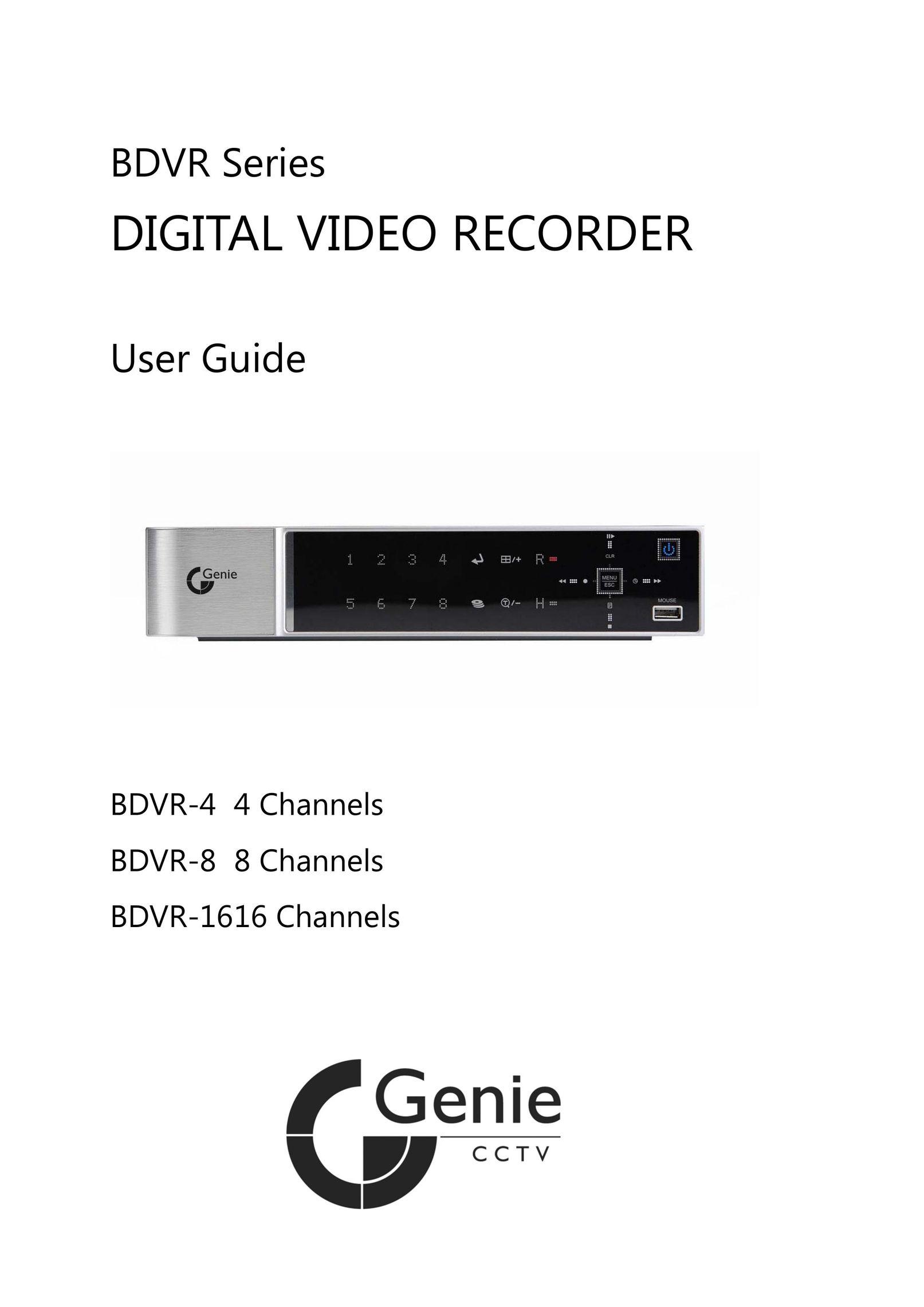 Genie BDVR-8 DVR User Manual