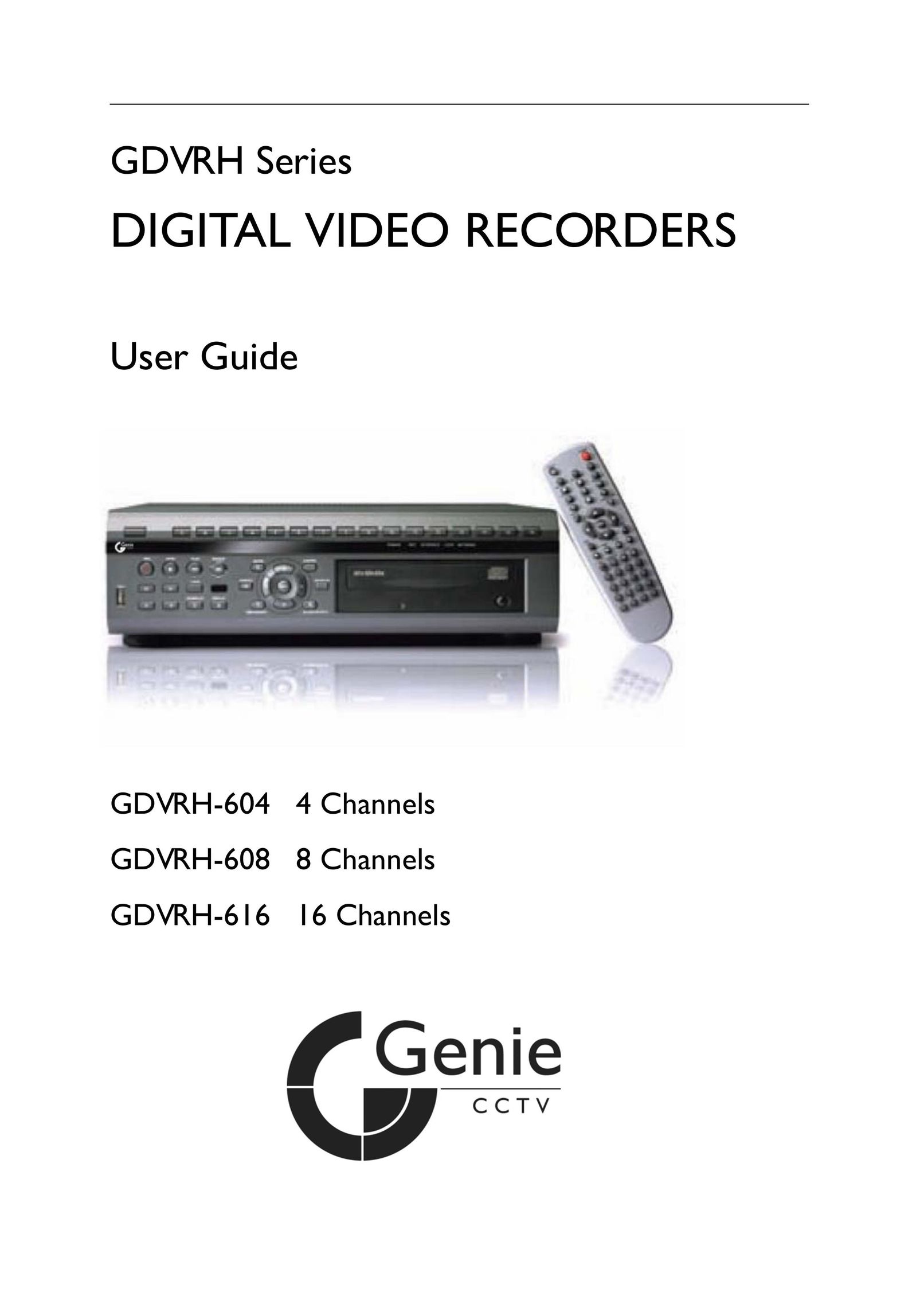 Genie GDVRH-608 DVR User Manual