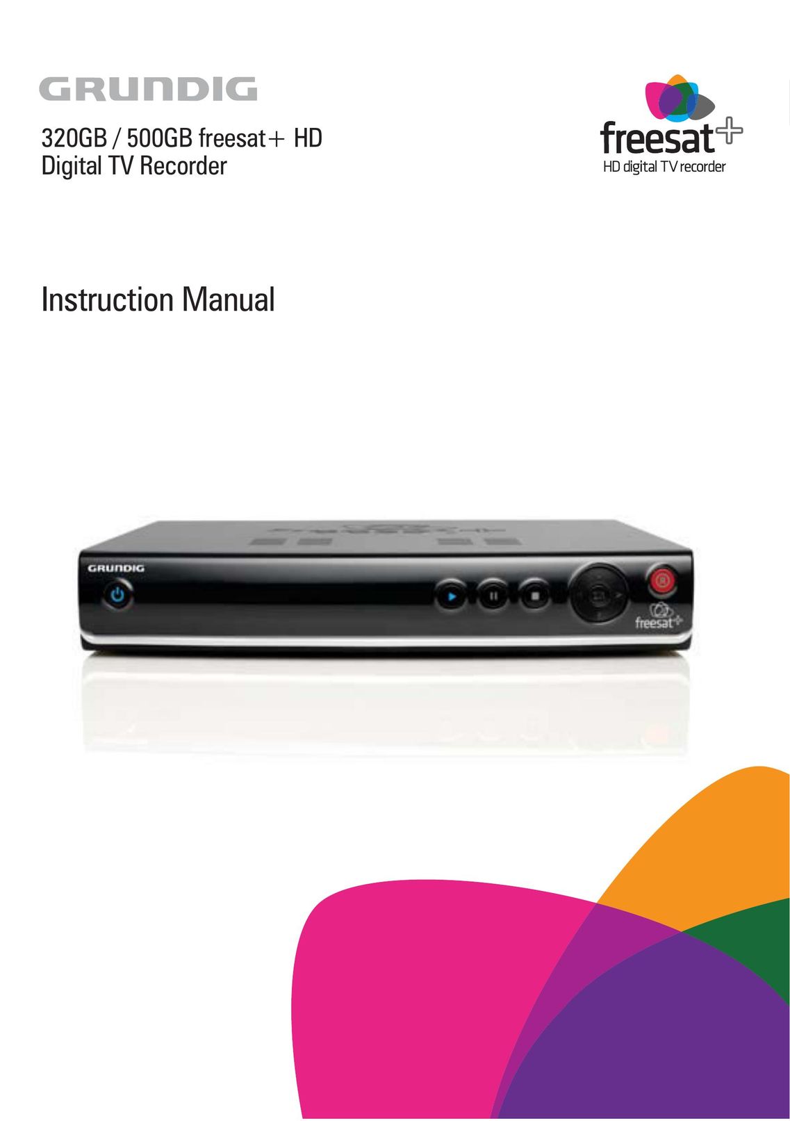 Grundig 500 Freesat+ HD DVR User Manual