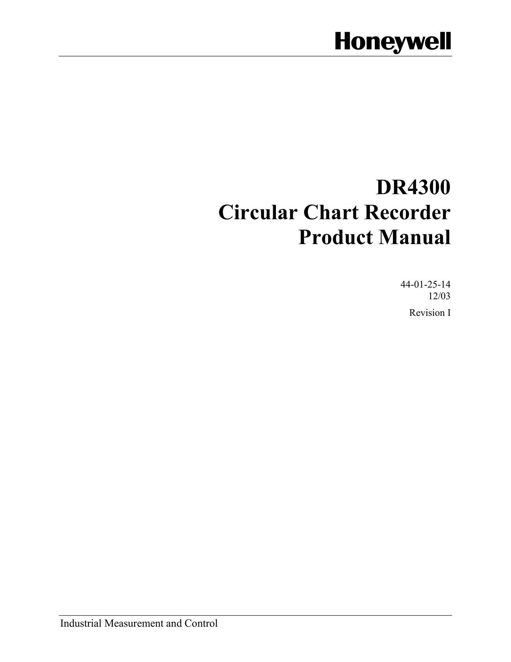 Honeywell DR4300 DVR User Manual