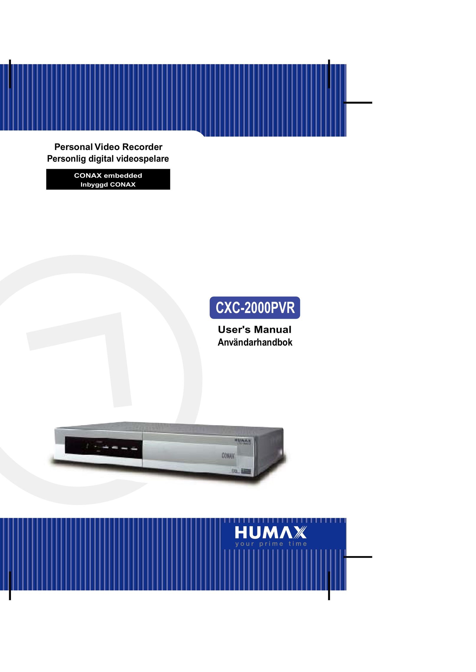 Humax CXC-2000PVR DVR User Manual