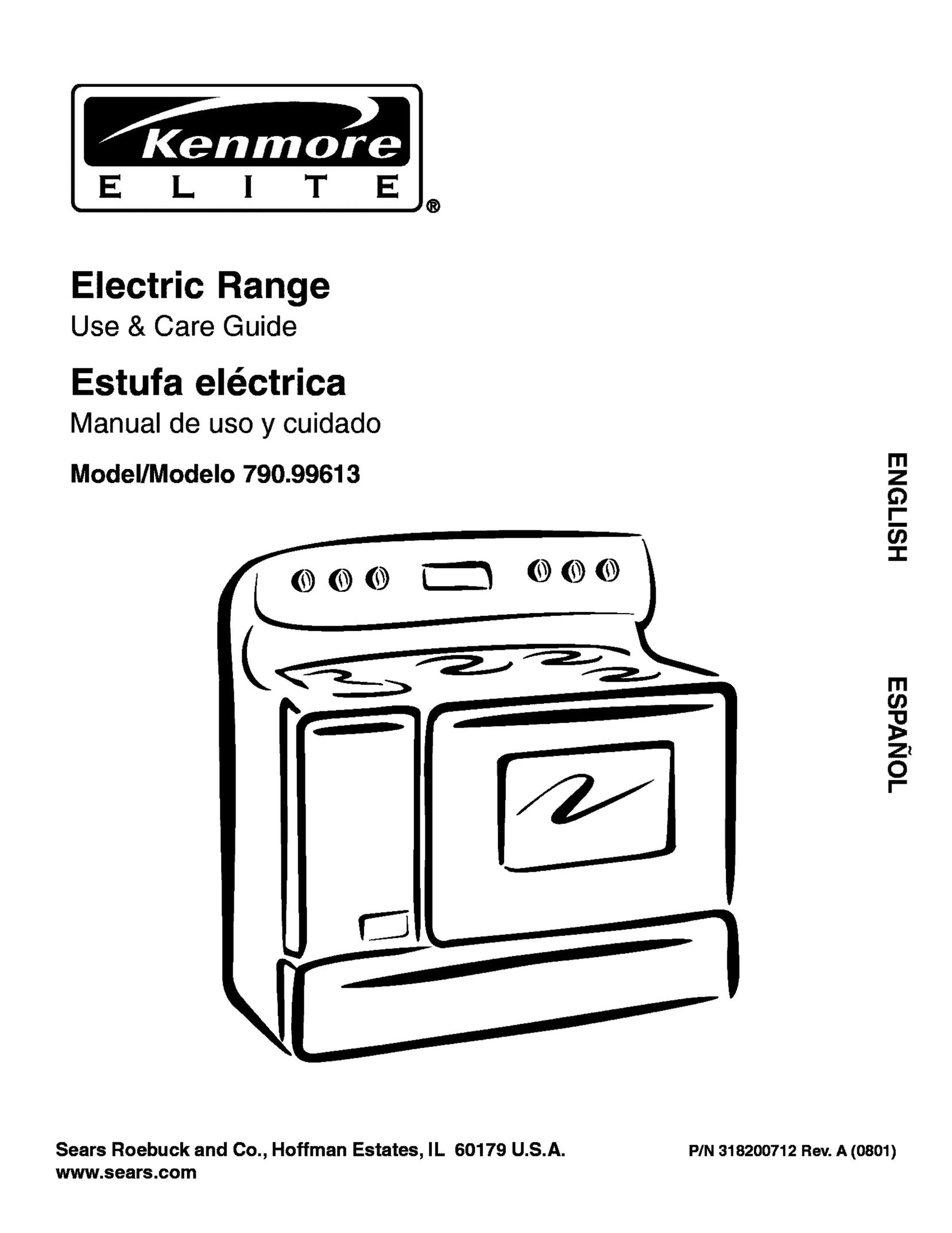 Kenmore 790.99613 DVR User Manual