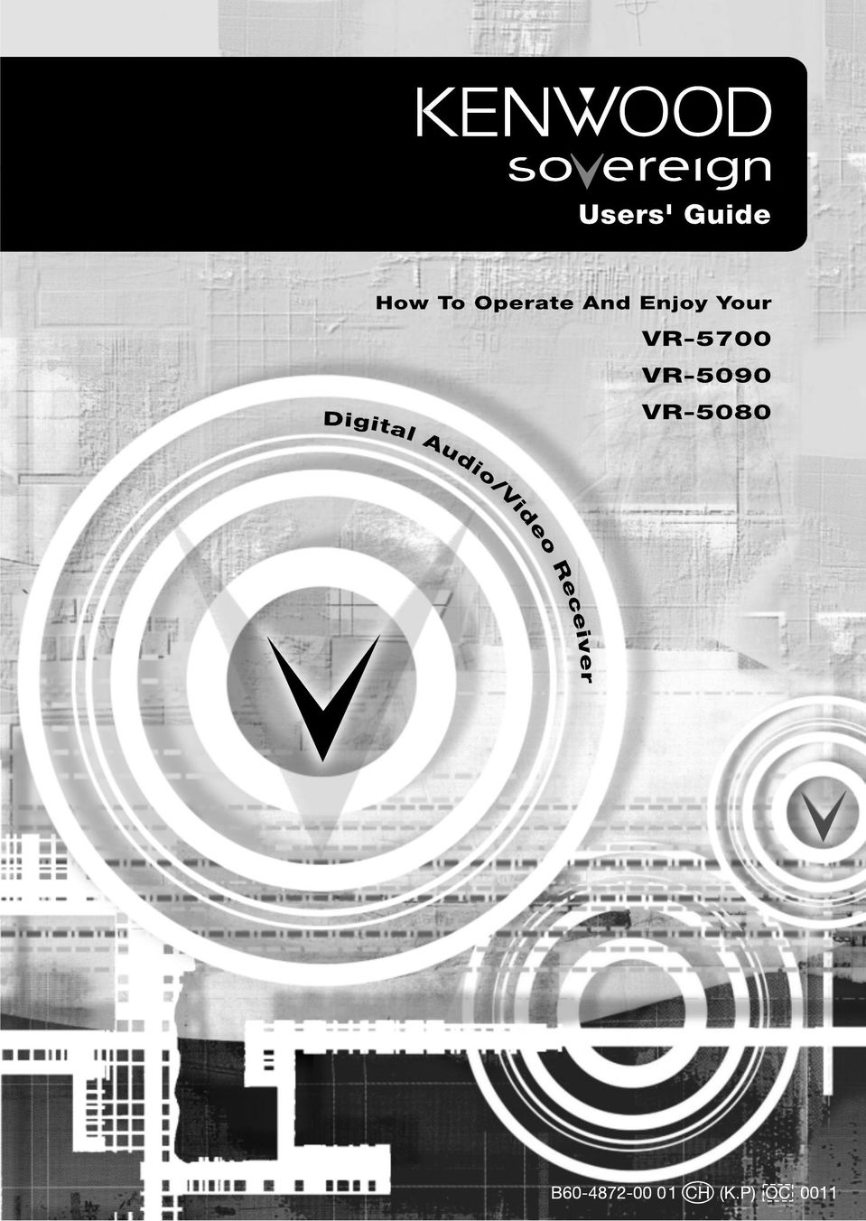 Kenwood VR-5080 DVR User Manual