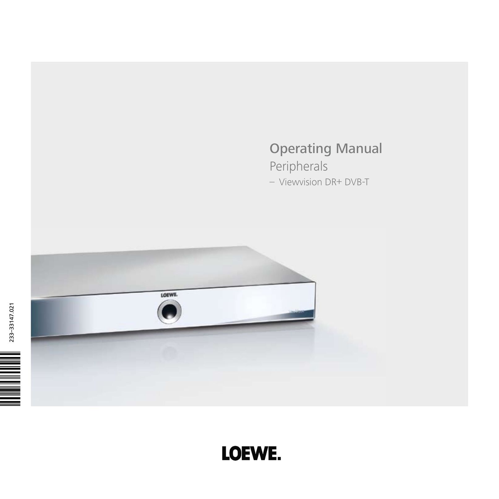 Loewe Viewvision DR+DVB-T DVR User Manual