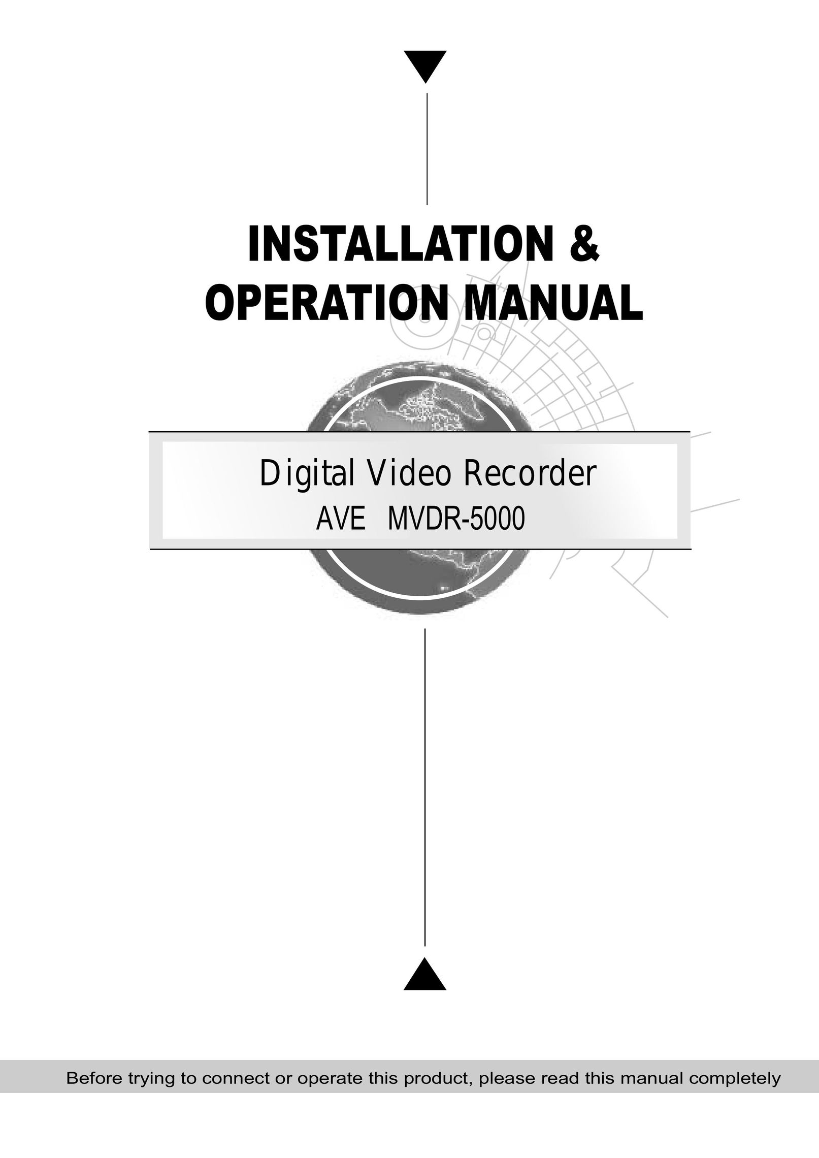 Maxtor AVE MVDR-5000 DVR User Manual