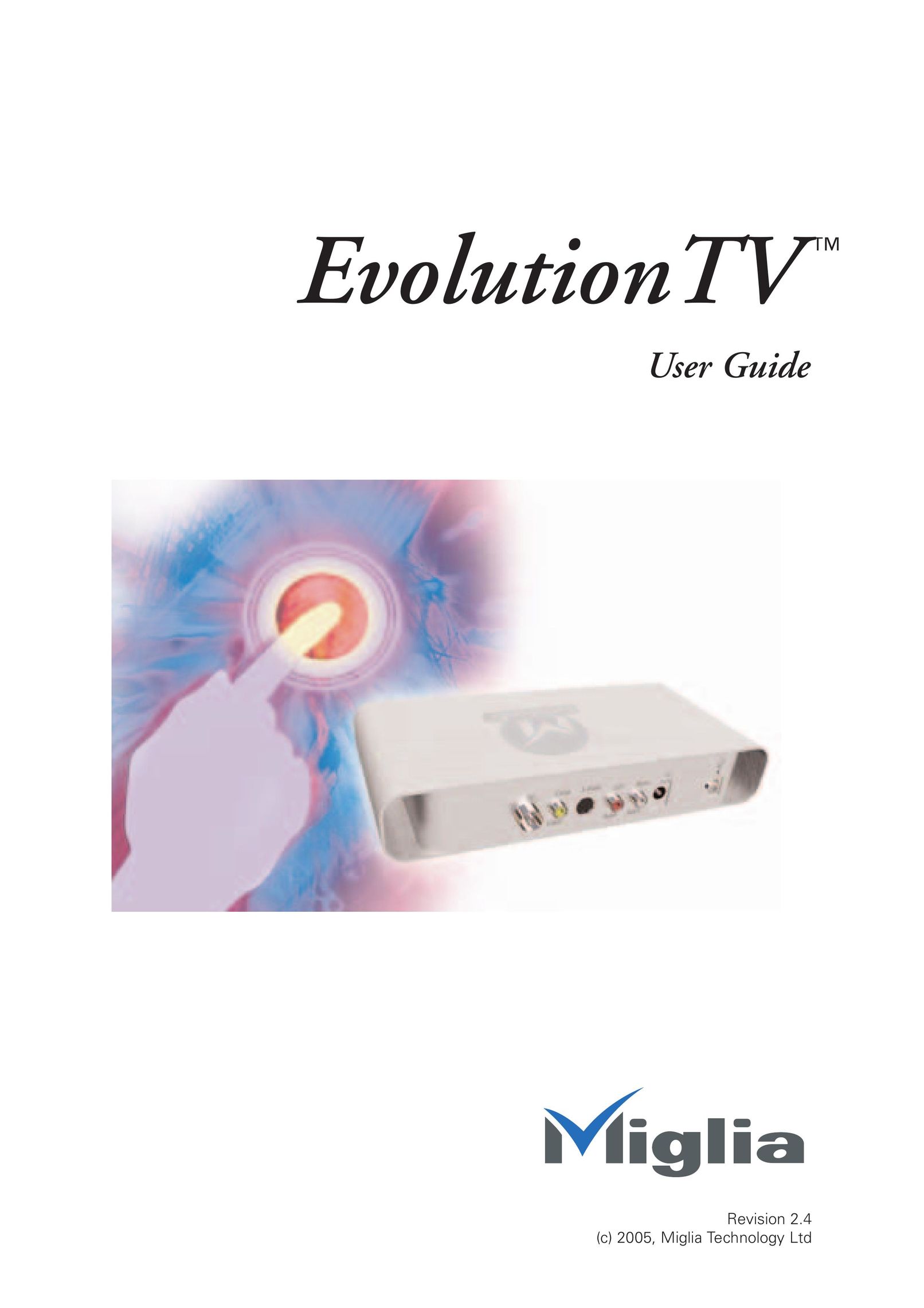 Miglia Technology EvolutionTV DVR User Manual