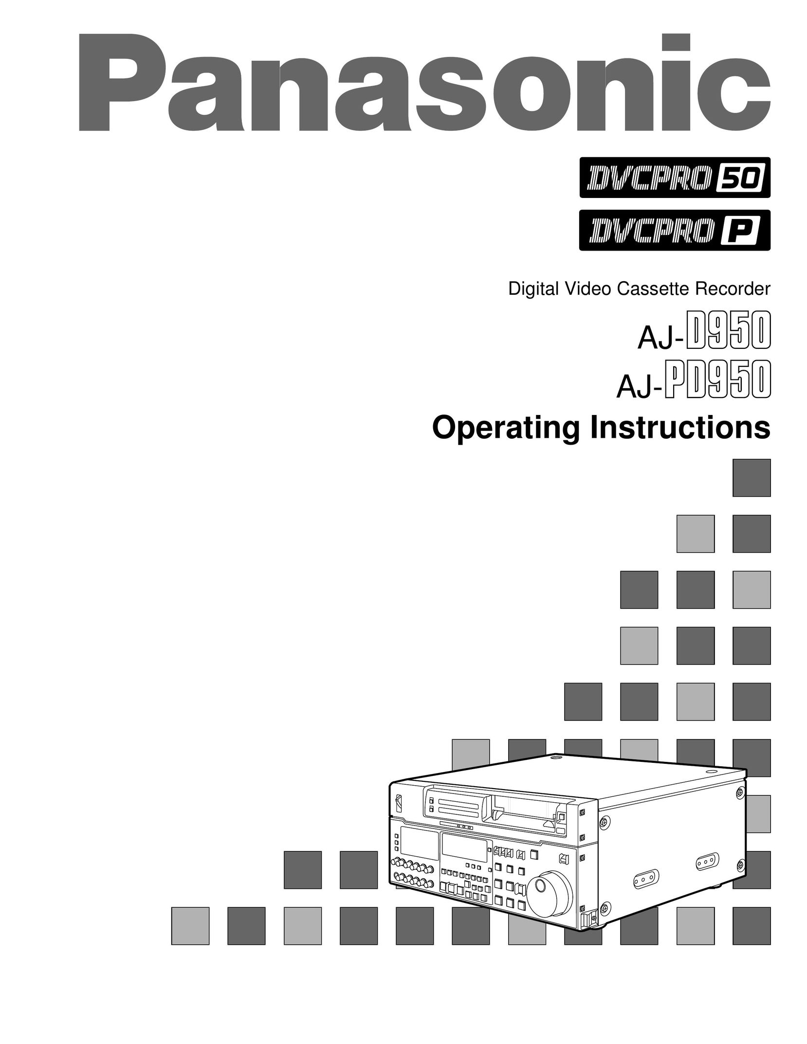 Panasonic AJ-D950 DVR User Manual