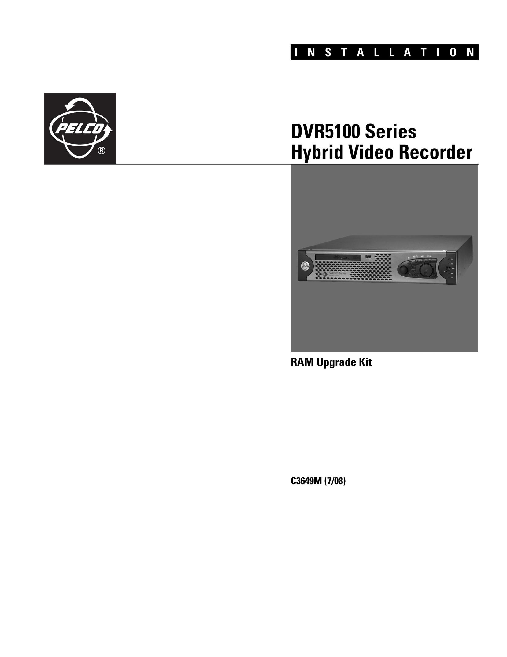 Pelco 5104DVD-1500 DVR User Manual
