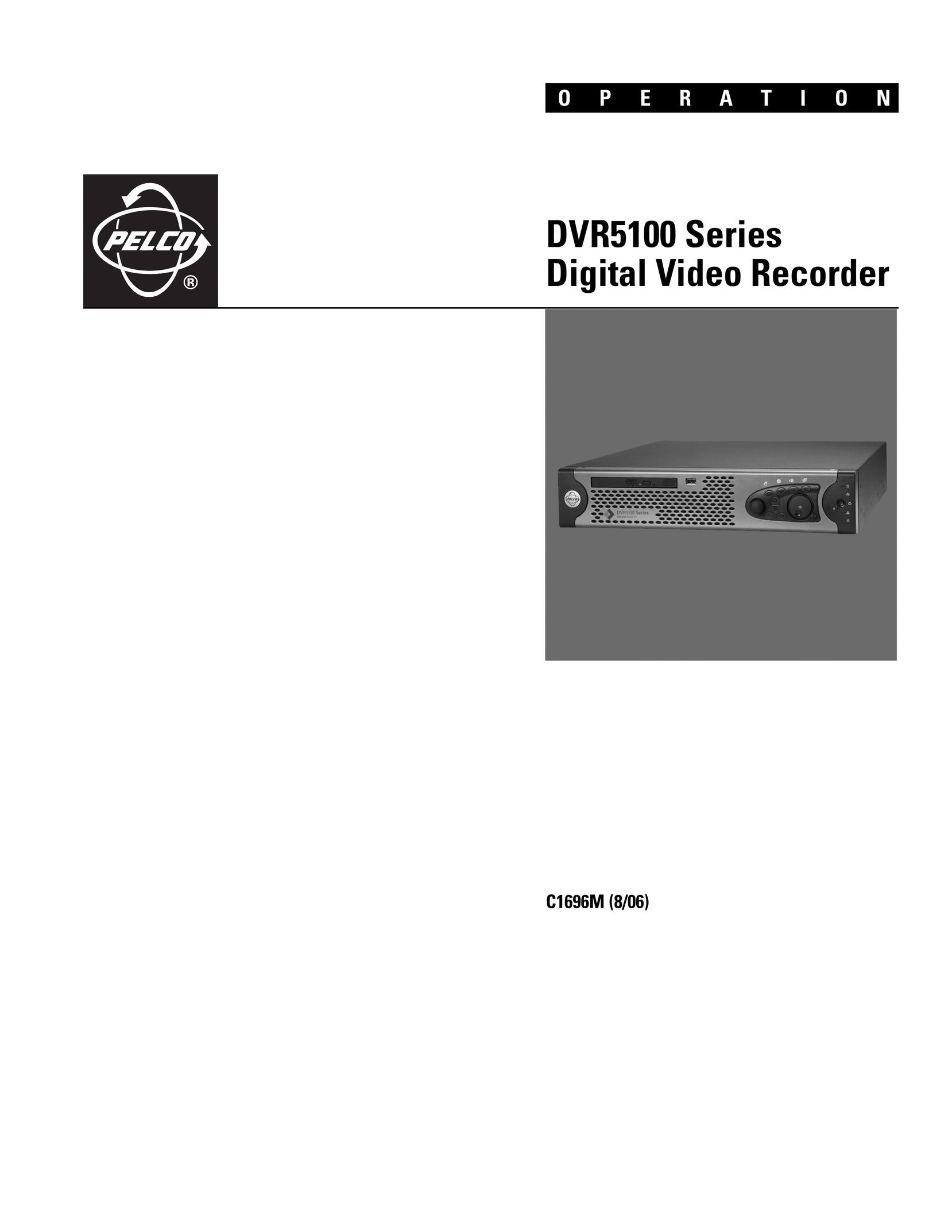 Pelco DVR5100 DVR User Manual
