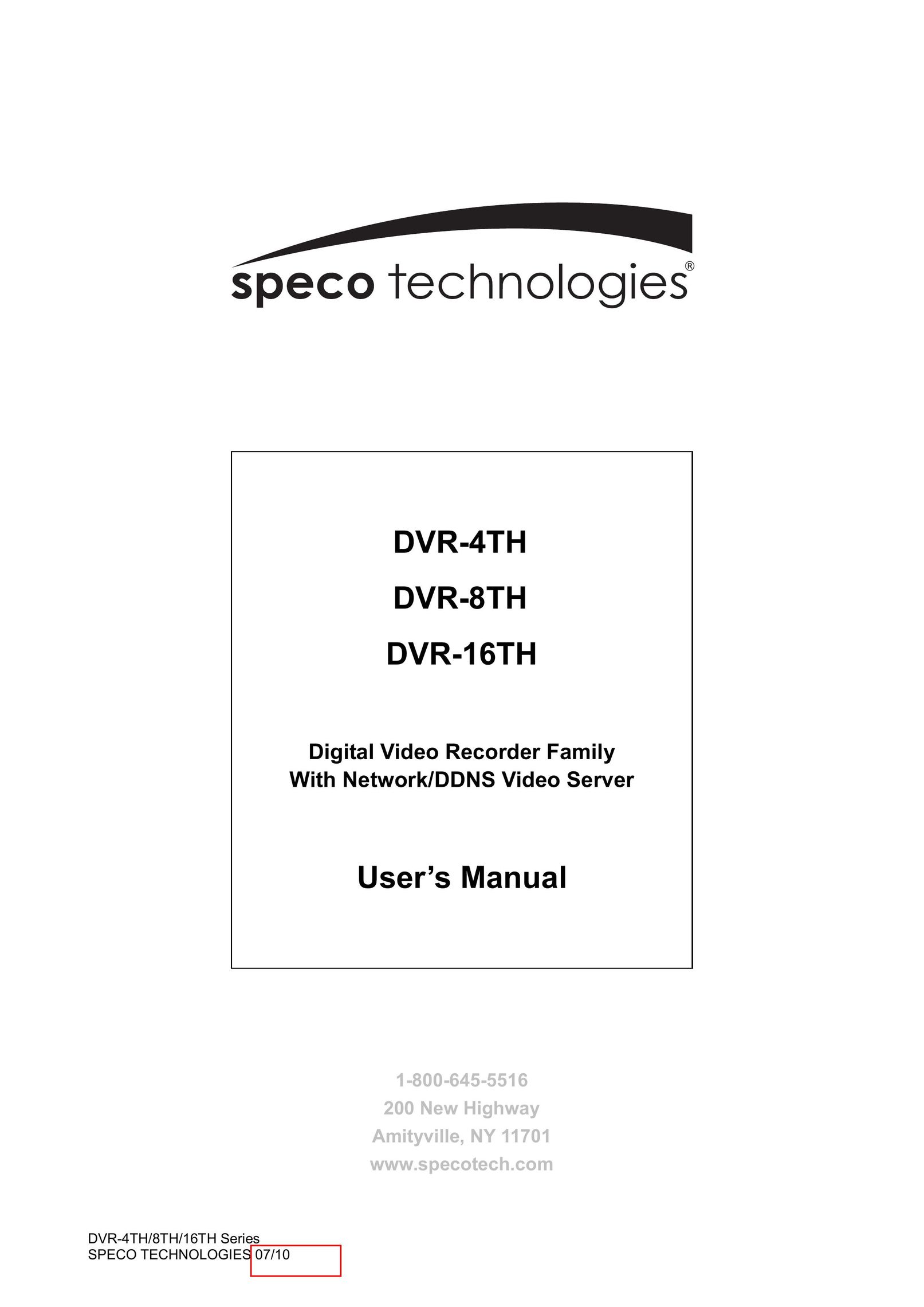 Samsung DVR-16TH DVR User Manual