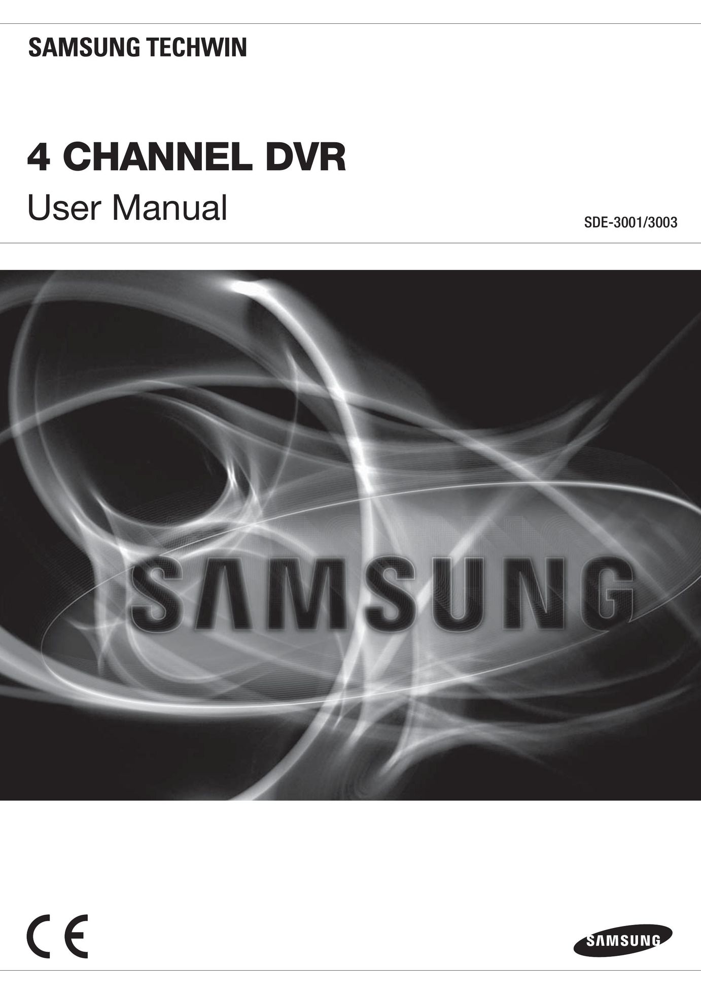 Samsung SDE-3001 DVR User Manual