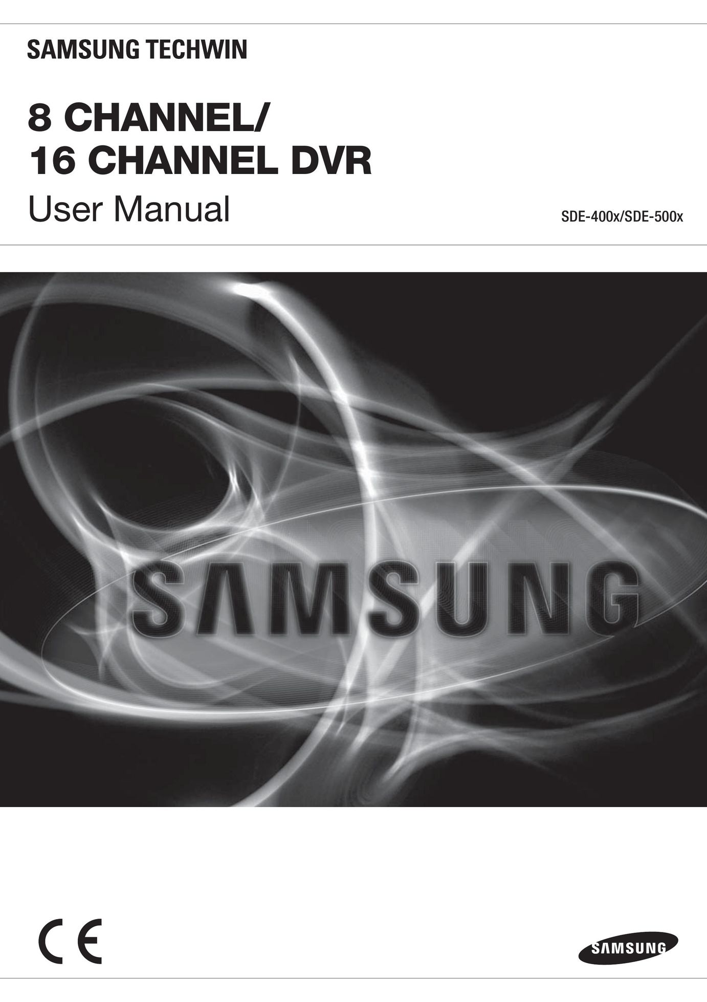 Samsung SDE-500X DVR User Manual