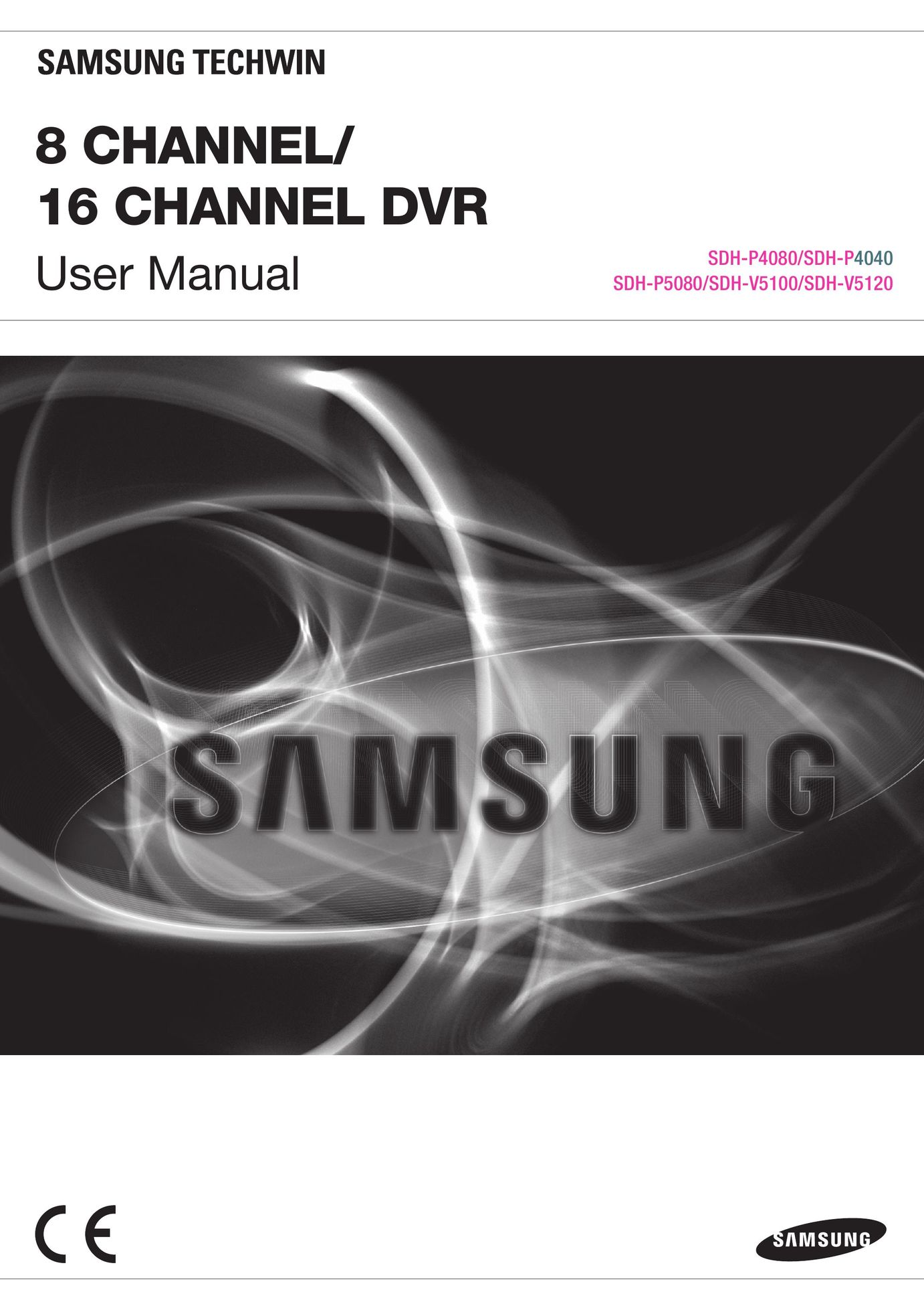 Samsung SDHP4080 DVR User Manual
