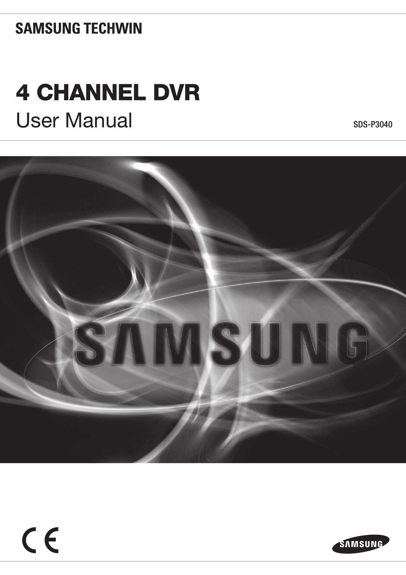 Samsung SDR3100 DVR User Manual