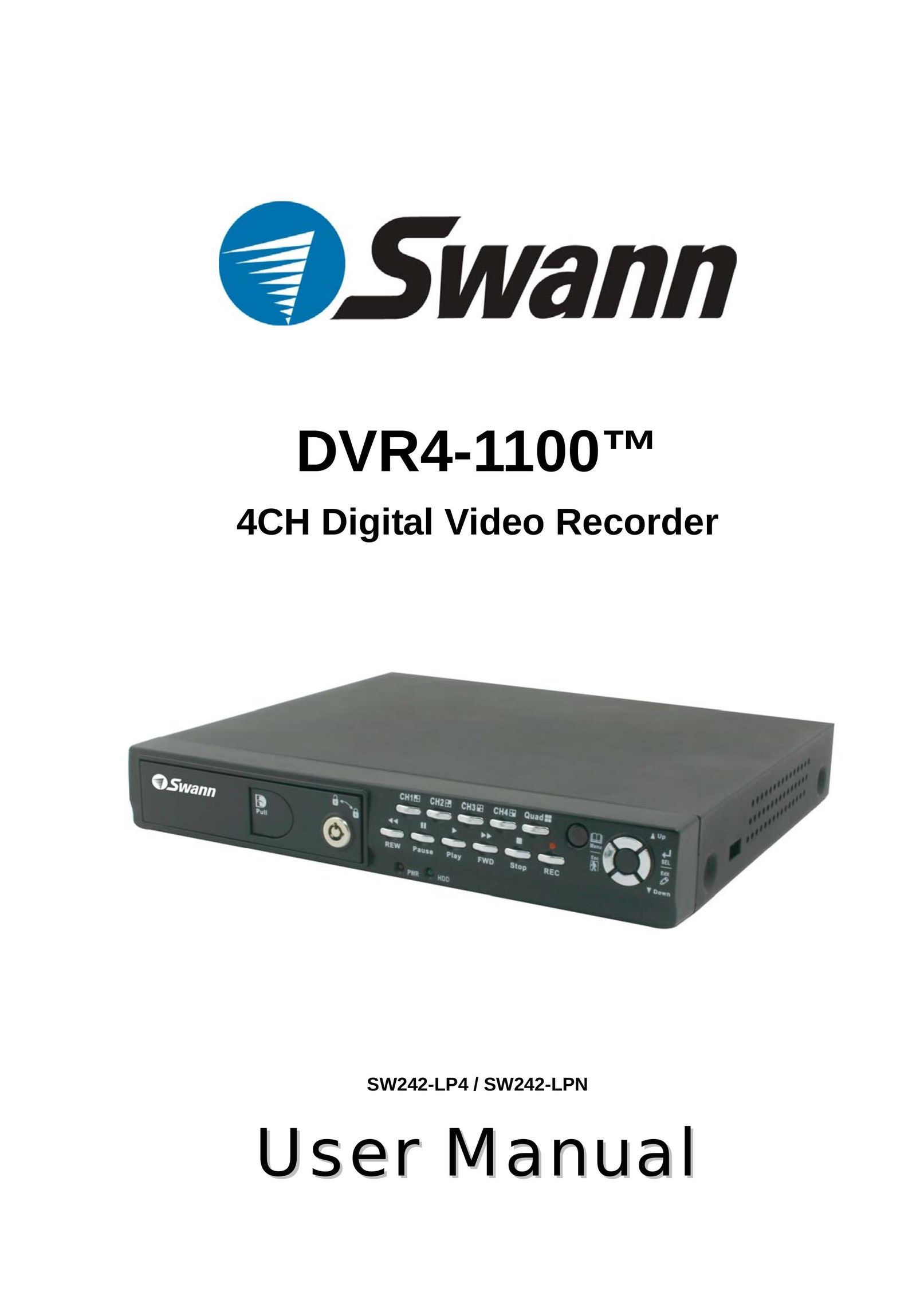 Swann DVR4-1100 DVR User Manual