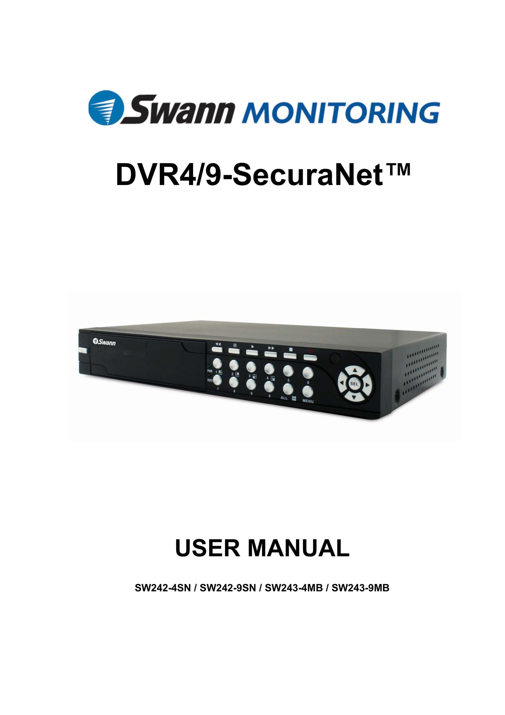 Swann SW243-4MB DVR User Manual