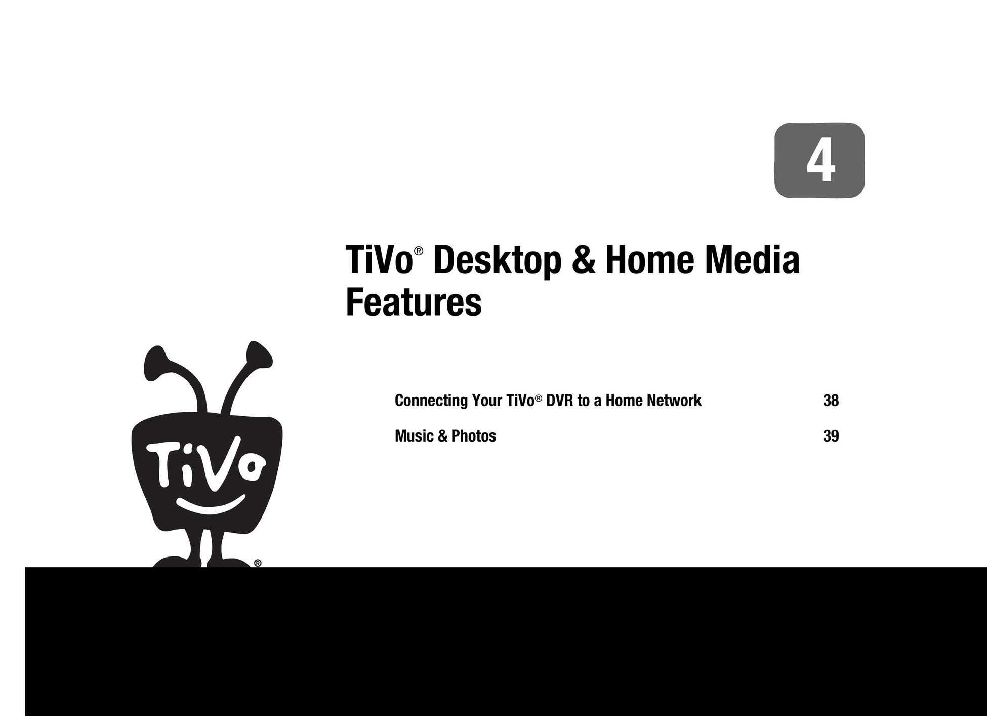 TiVo tivo desktop & home media features DVR User Manual