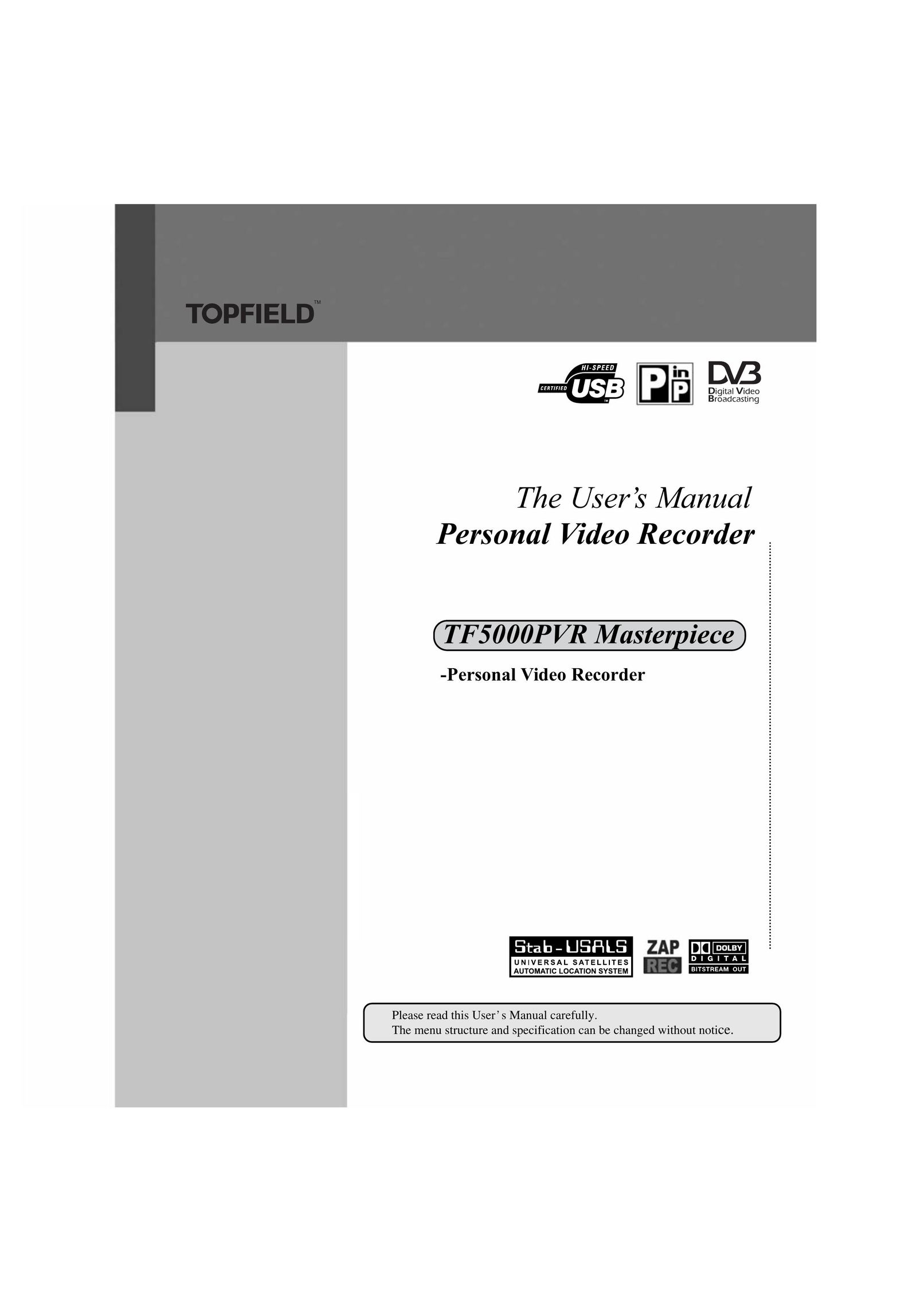 Topfield TF5000PVR DVR User Manual