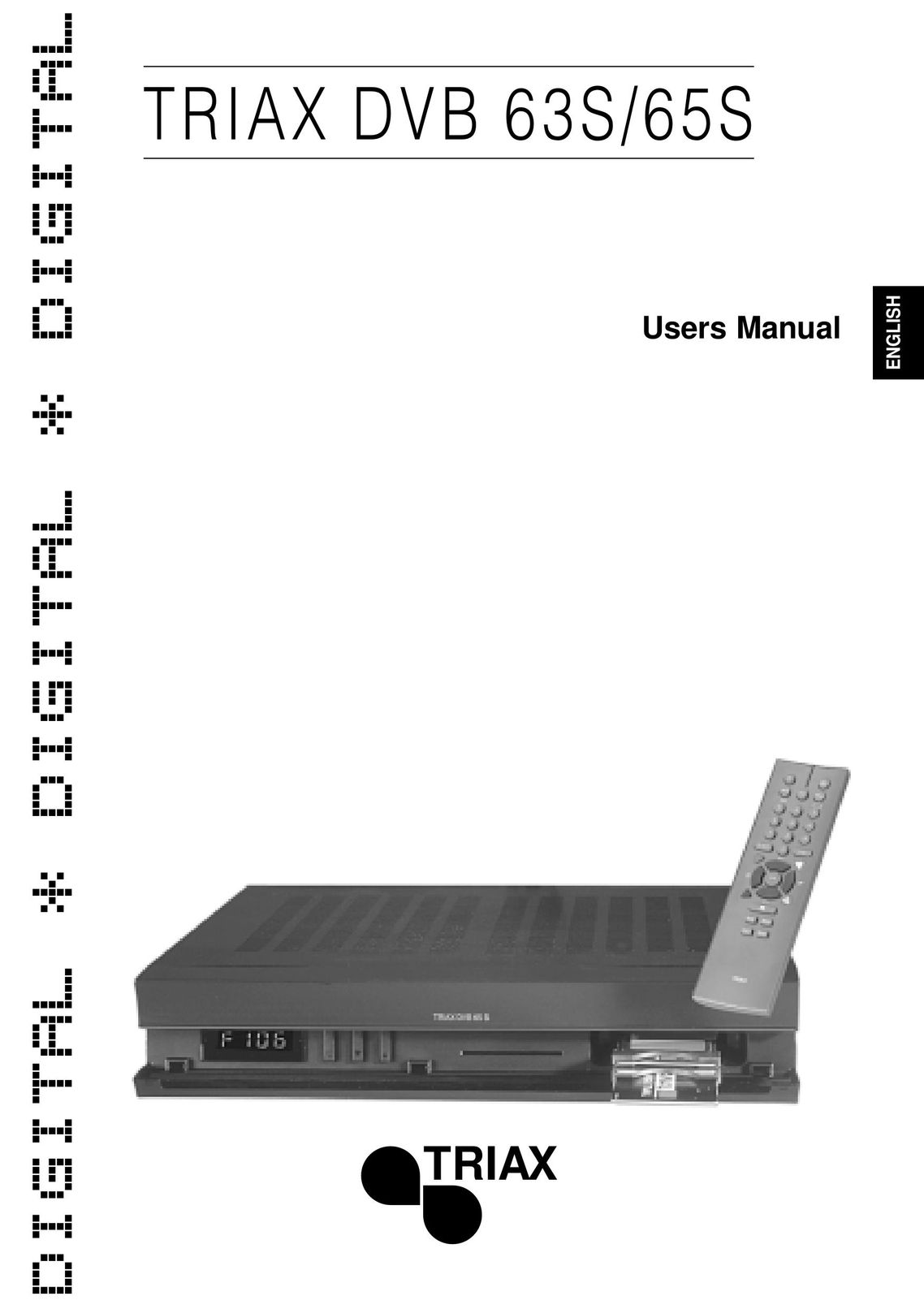 Triax DVB 65S DVR User Manual