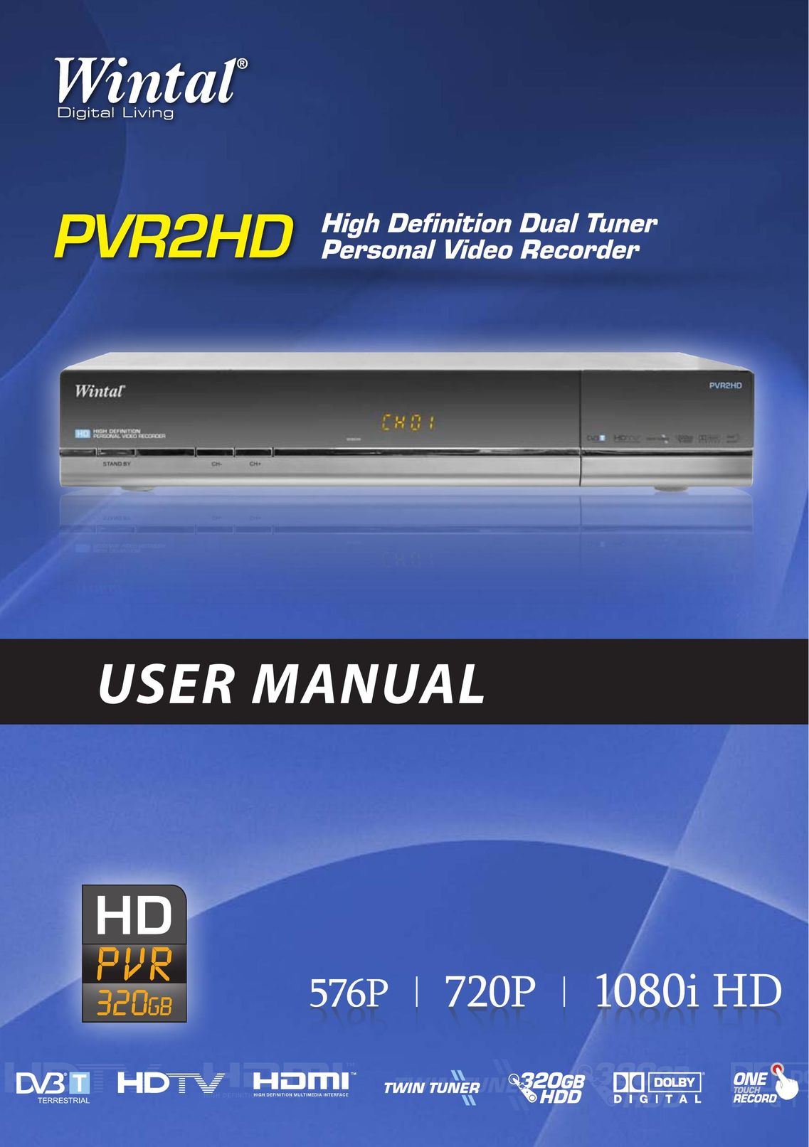 Wintal PVR2HD DVR User Manual