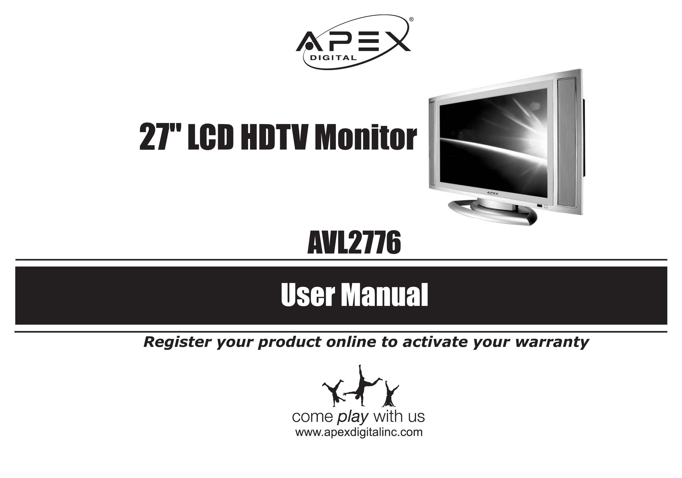 Apex Digital AVL2776 Flat Panel Television User Manual