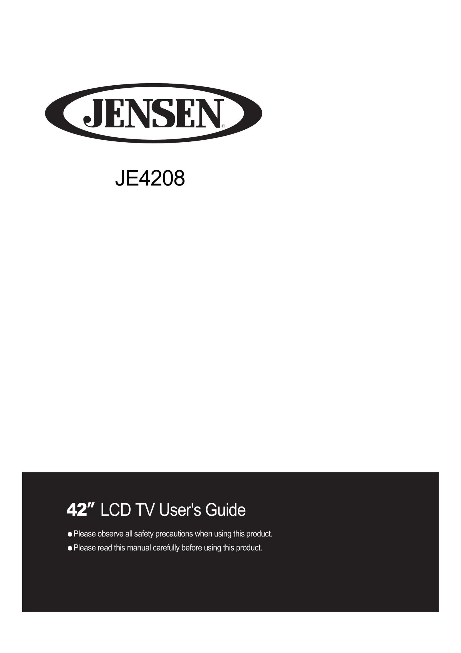 ASA Electronics JE4208 Flat Panel Television User Manual