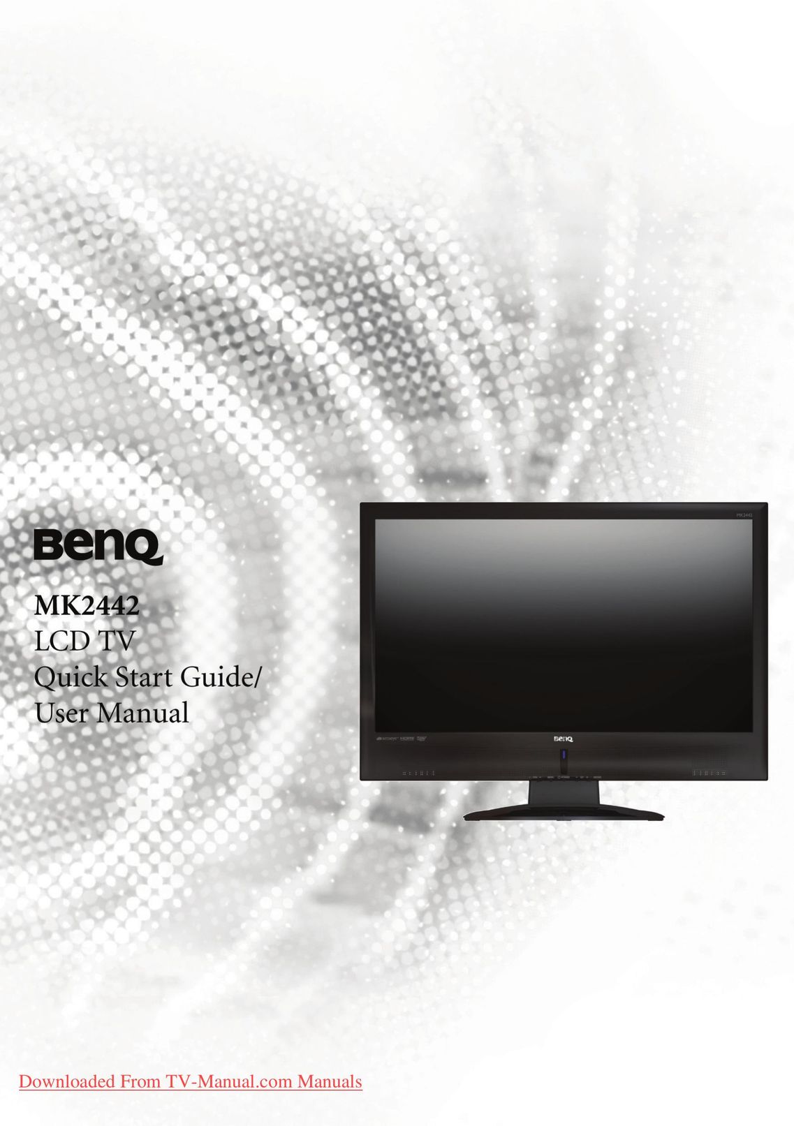 BenQ MK2442 Flat Panel Television User Manual