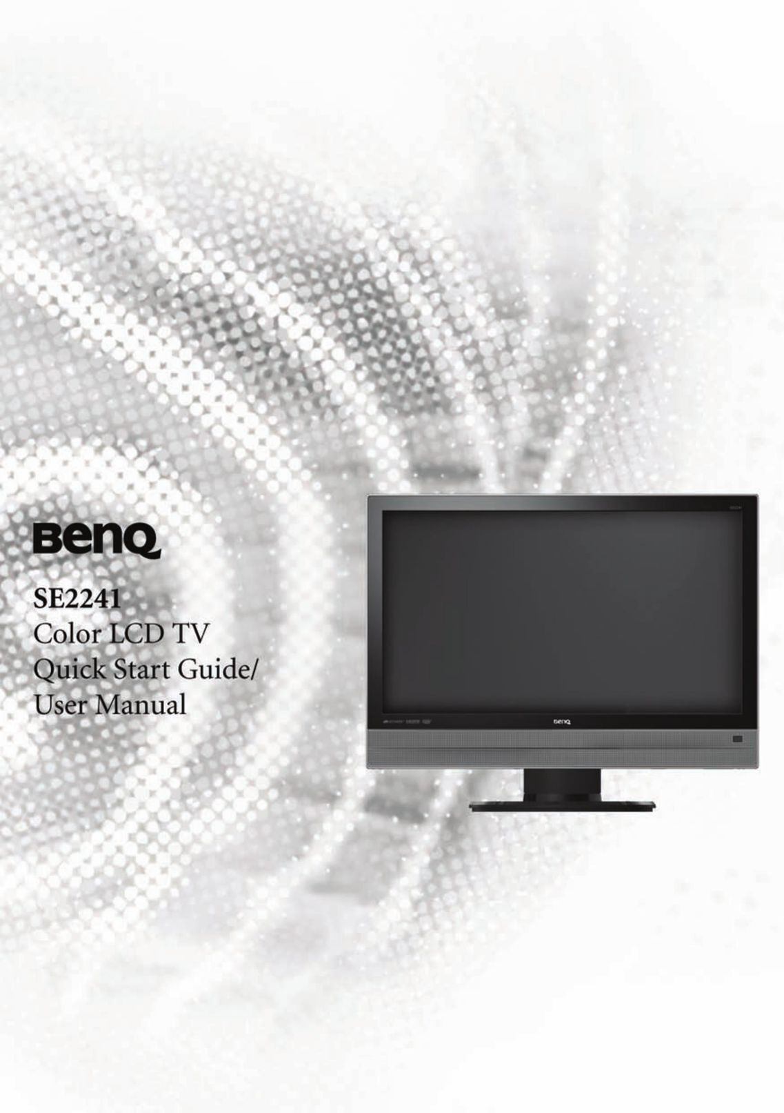 BenQ SE2241 Flat Panel Television User Manual