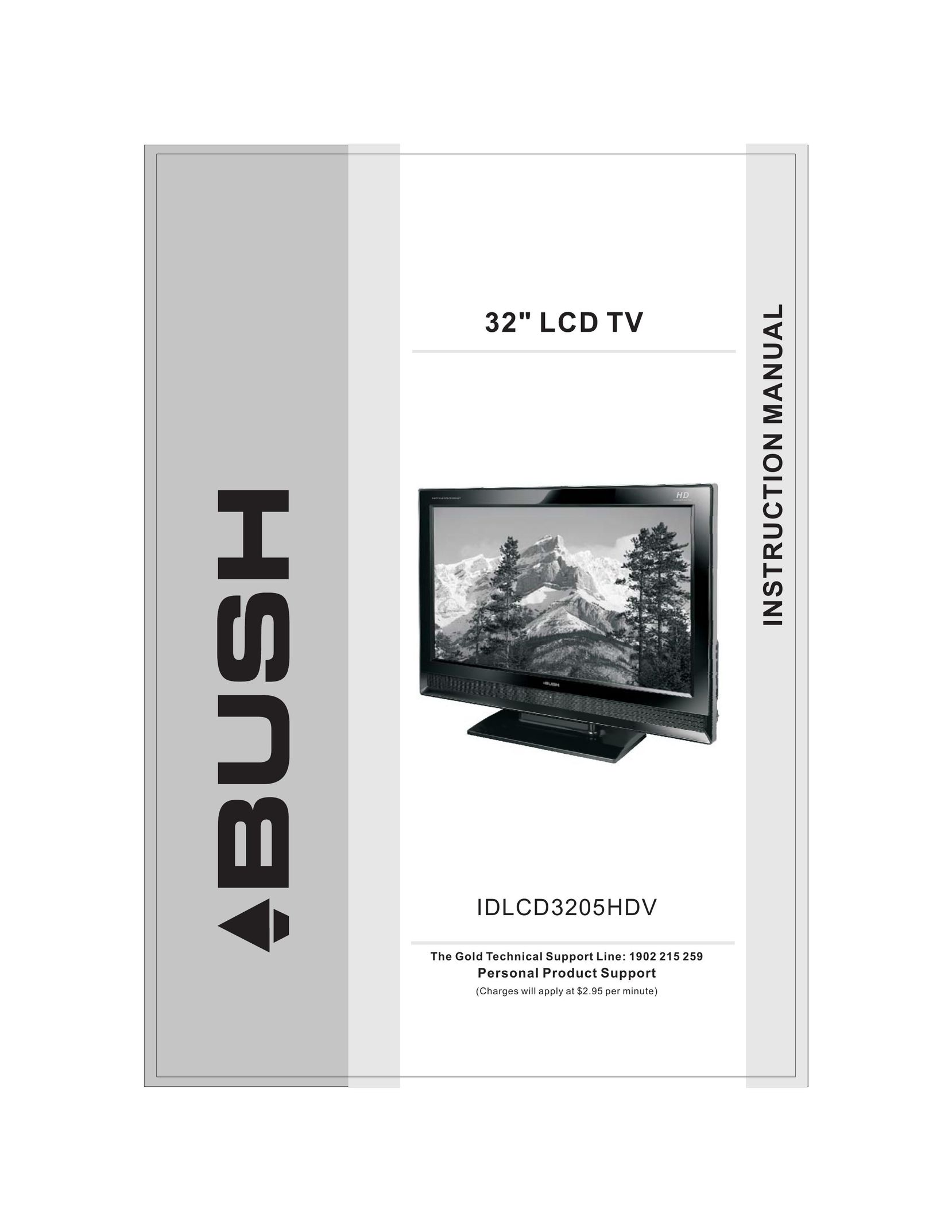 Bush HDHIGH DEFINITION SHEFFIELD IDLCD3205HDVI Flat Panel Television User Manual