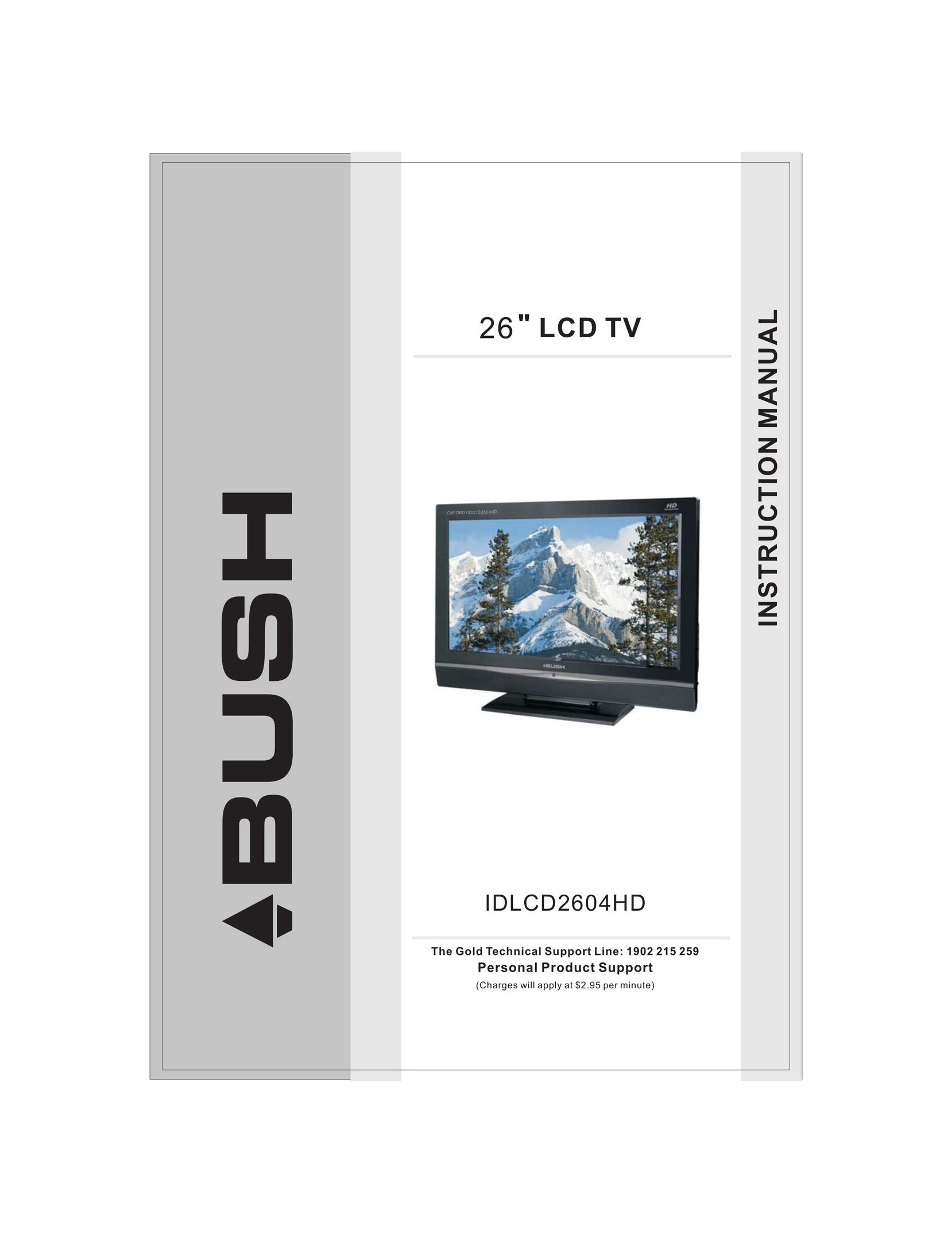 Bush IDLCD2604HD Flat Panel Television User Manual