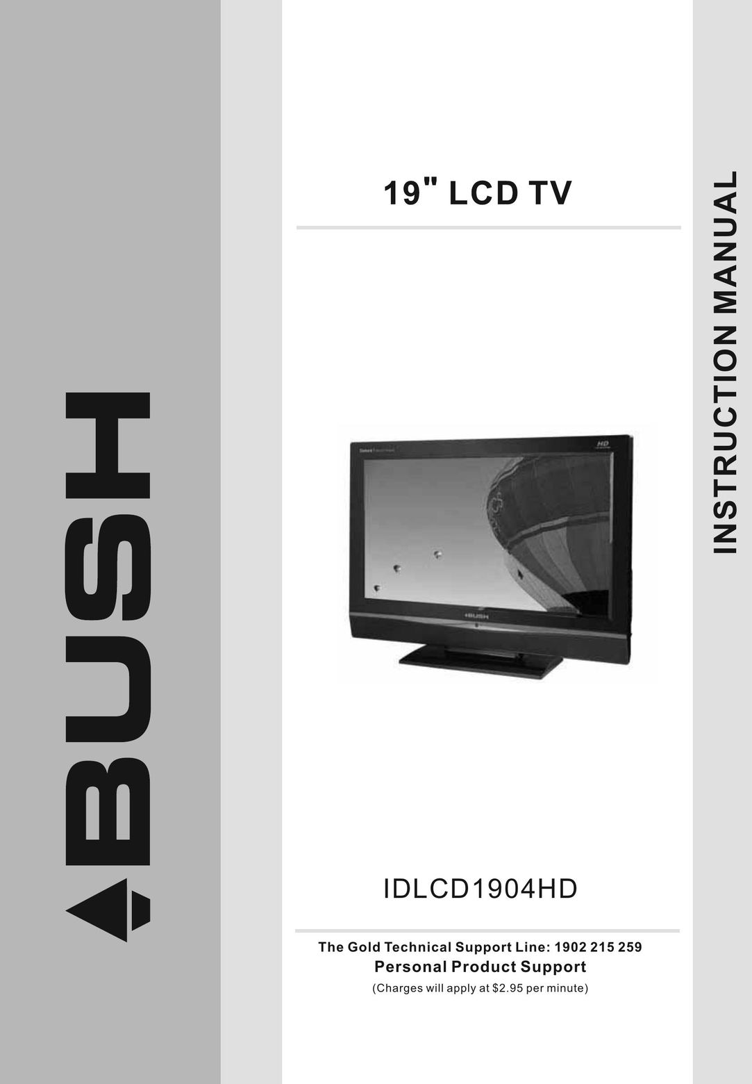 BUSH IDLCD1904HD Flat Panel Television User Manual