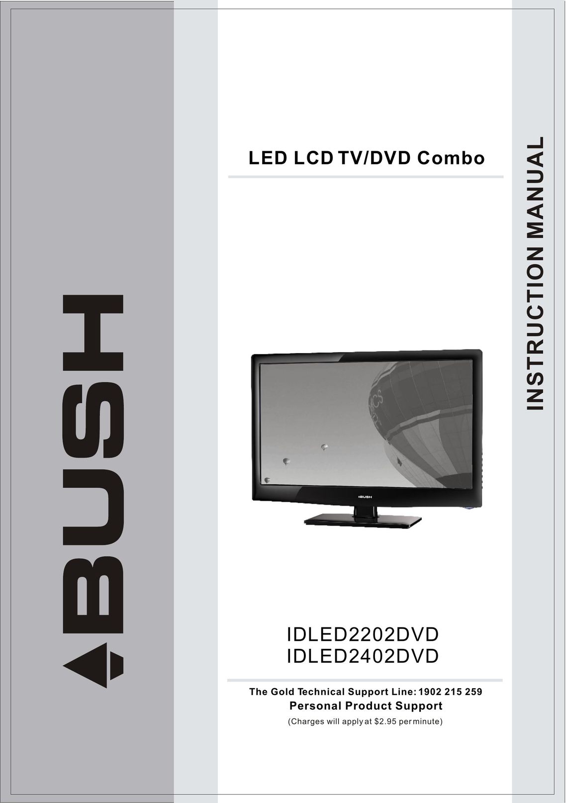 BUSH IDLED2202DVD Flat Panel Television User Manual
