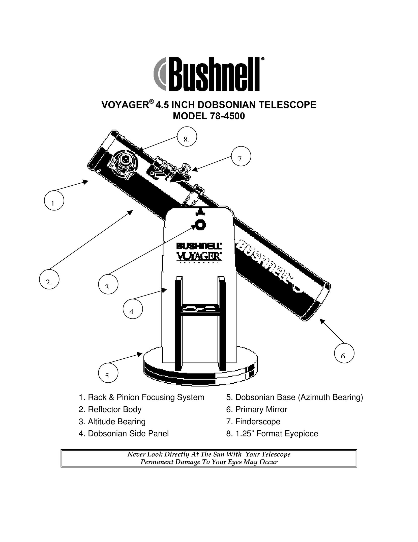 Bushnell 78-4500 Flat Panel Television User Manual