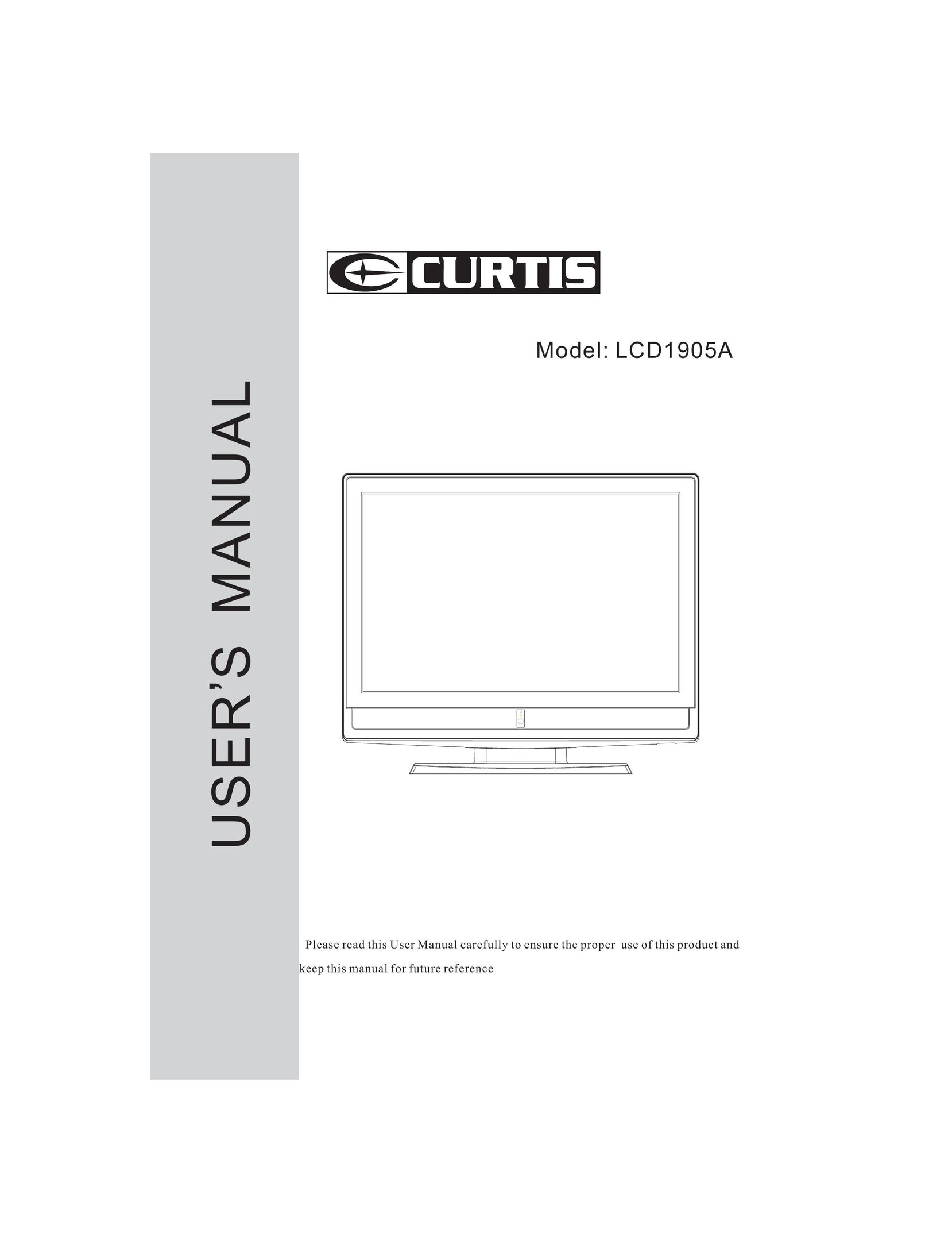 Curtis LCD1905A Flat Panel Television User Manual
