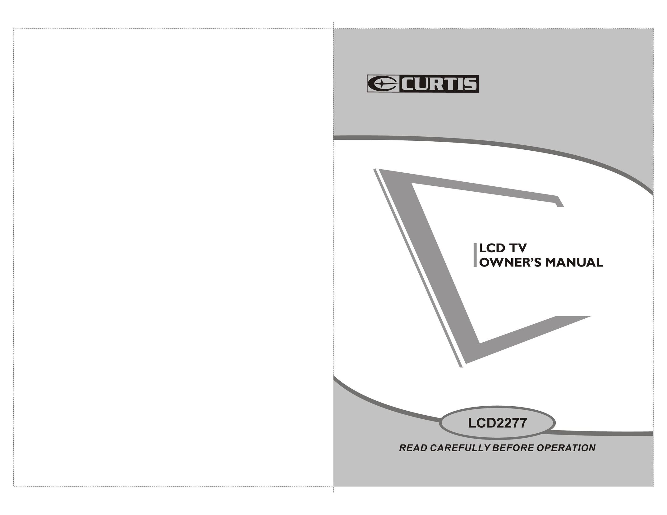 Curtis LCD2277 Flat Panel Television User Manual