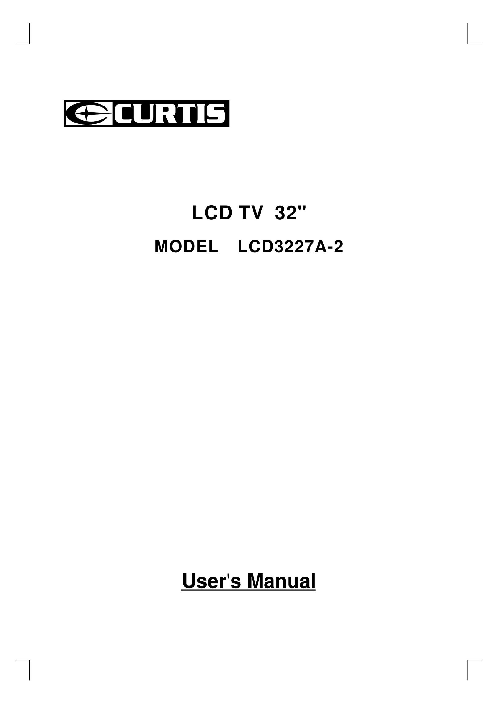Curtis LCD3227A-2 Flat Panel Television User Manual