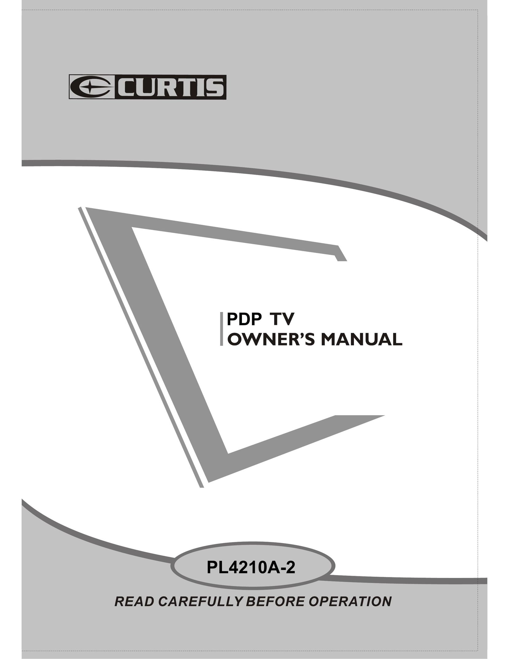 Curtis PL4210A-2 Flat Panel Television User Manual