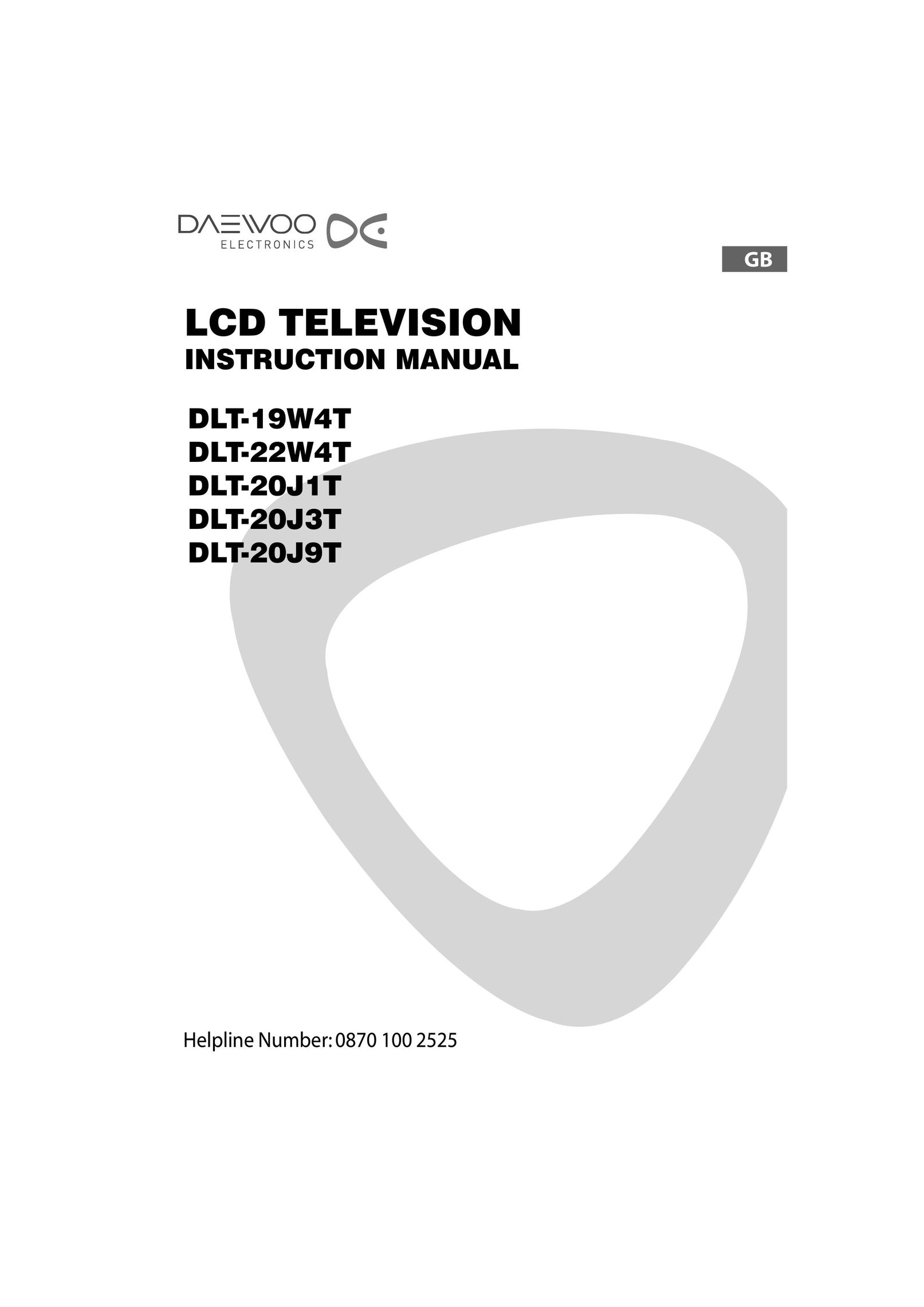 Daewoo DLT-19W4T Flat Panel Television User Manual