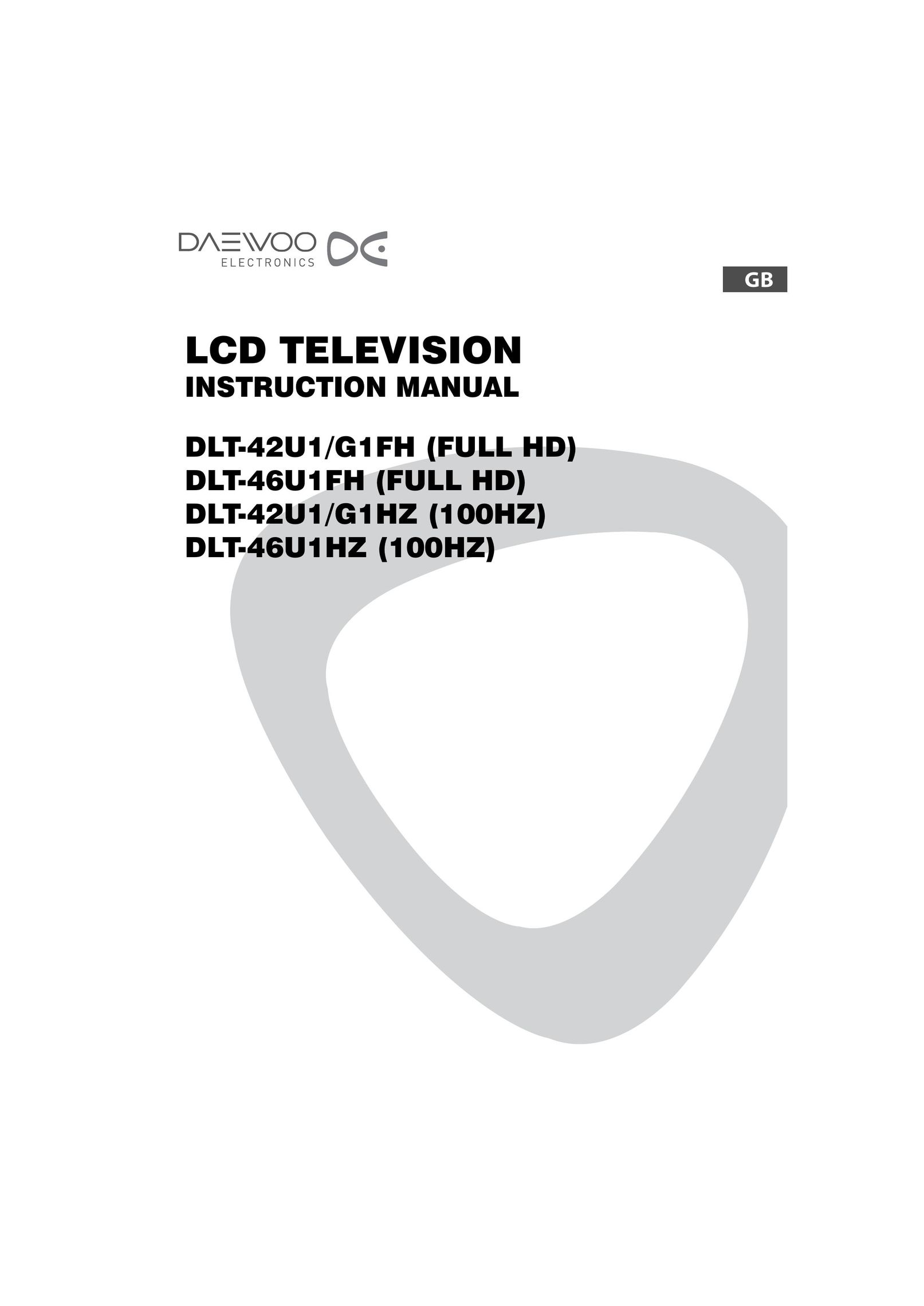 Daewoo DLT-42U1/G1FH Flat Panel Television User Manual